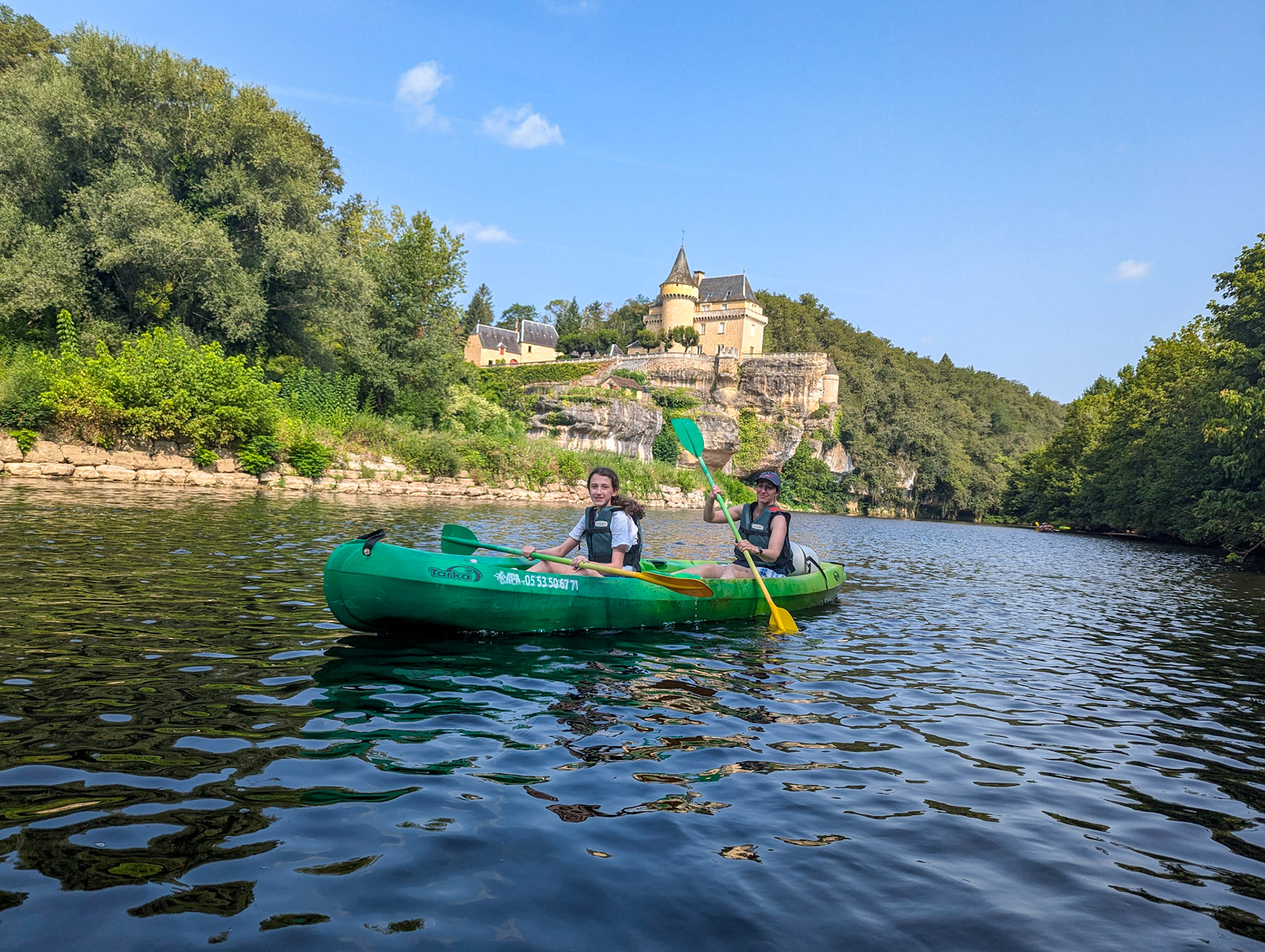 Canoeing on the Vezere
