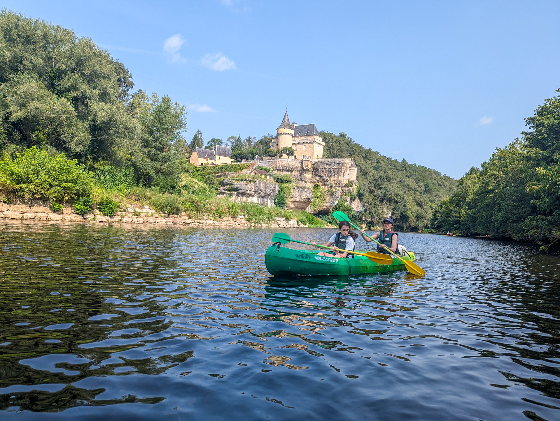 Canoeing on the Vezere