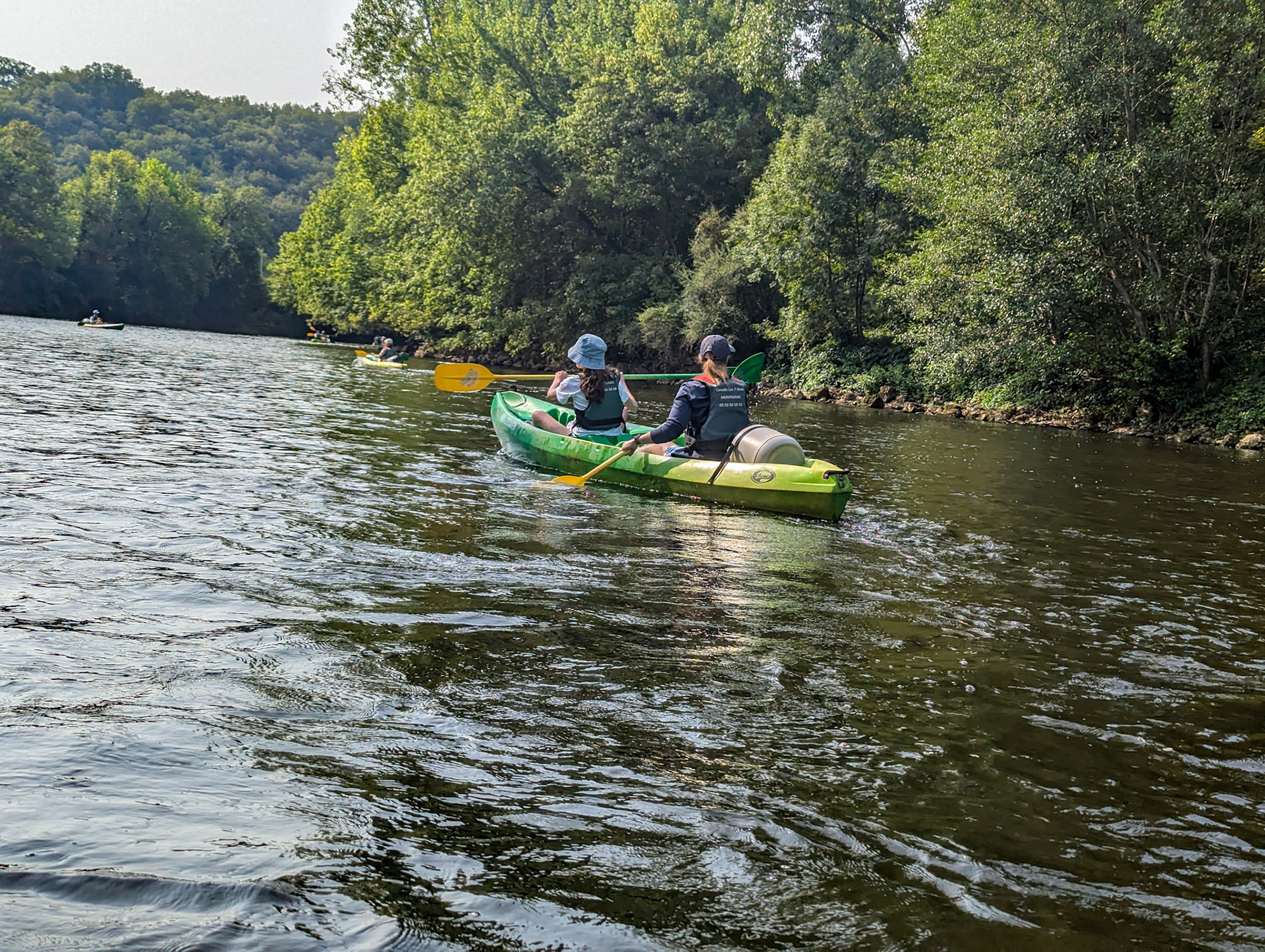 Canoeing on the Vezere