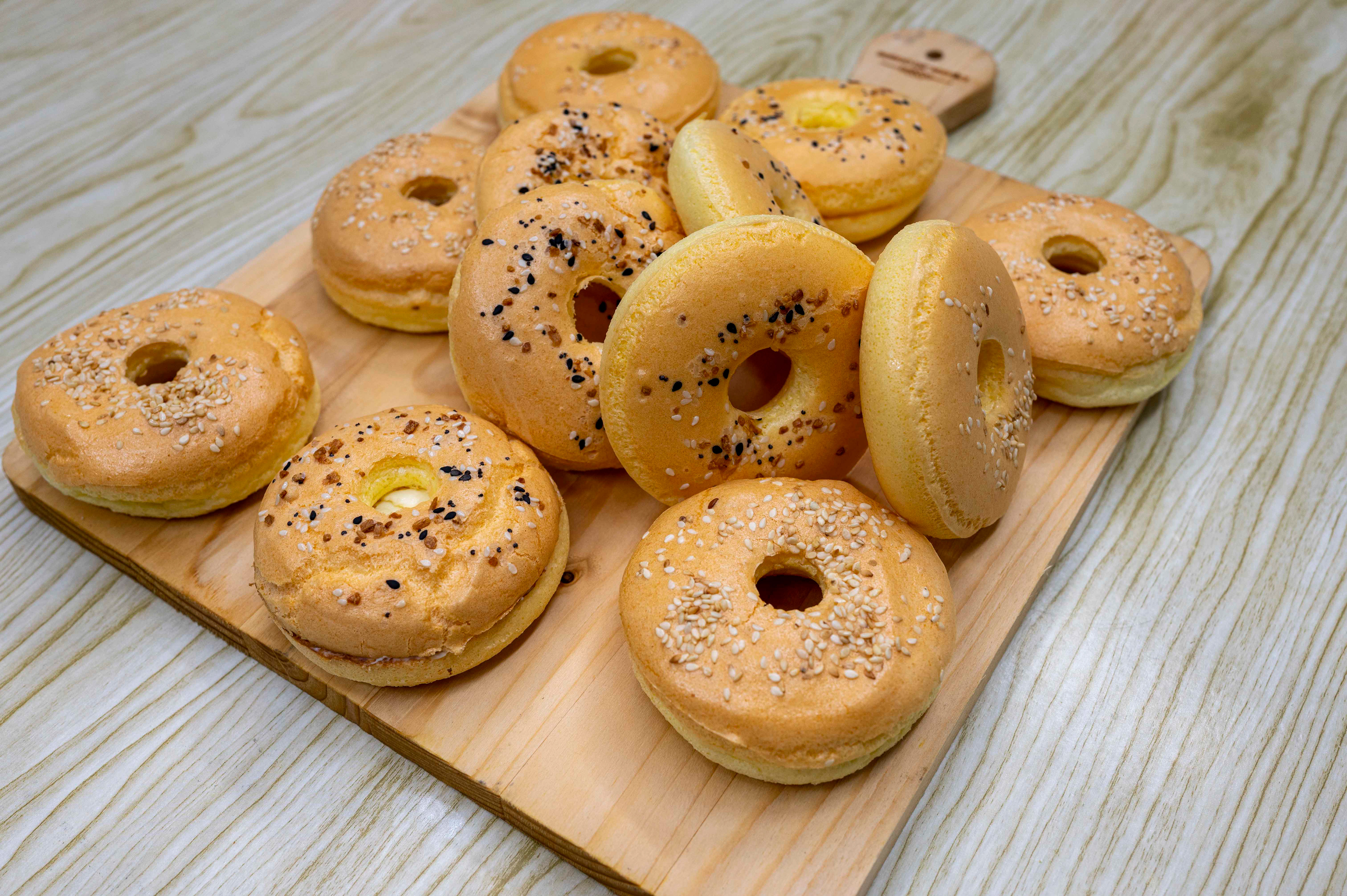 COCINANDO CON VANESSA - BAGEL KETO DE LUPIN O LINAZA O ALMENDRAS