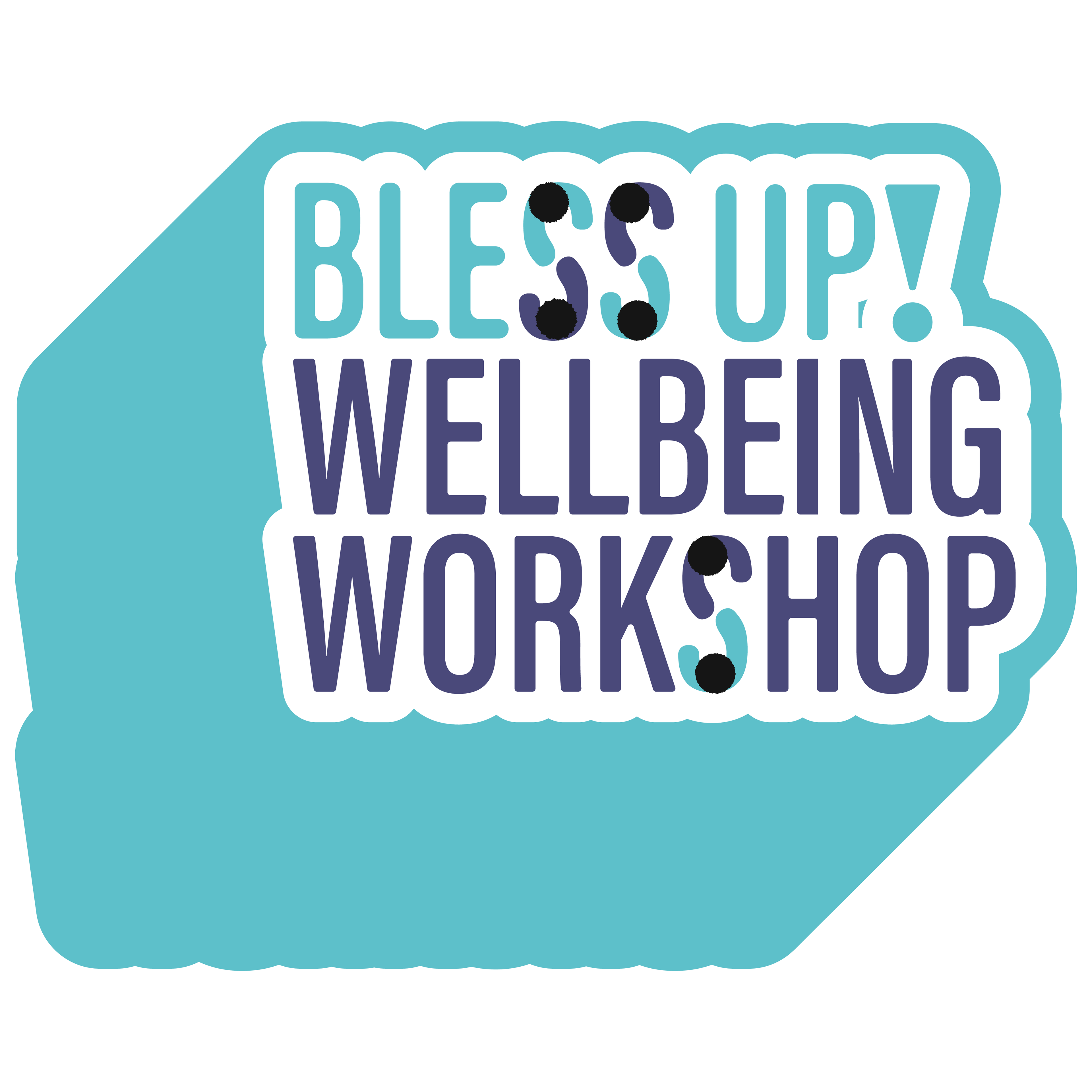Logo for Bless Up workshop focusing on wellbeing