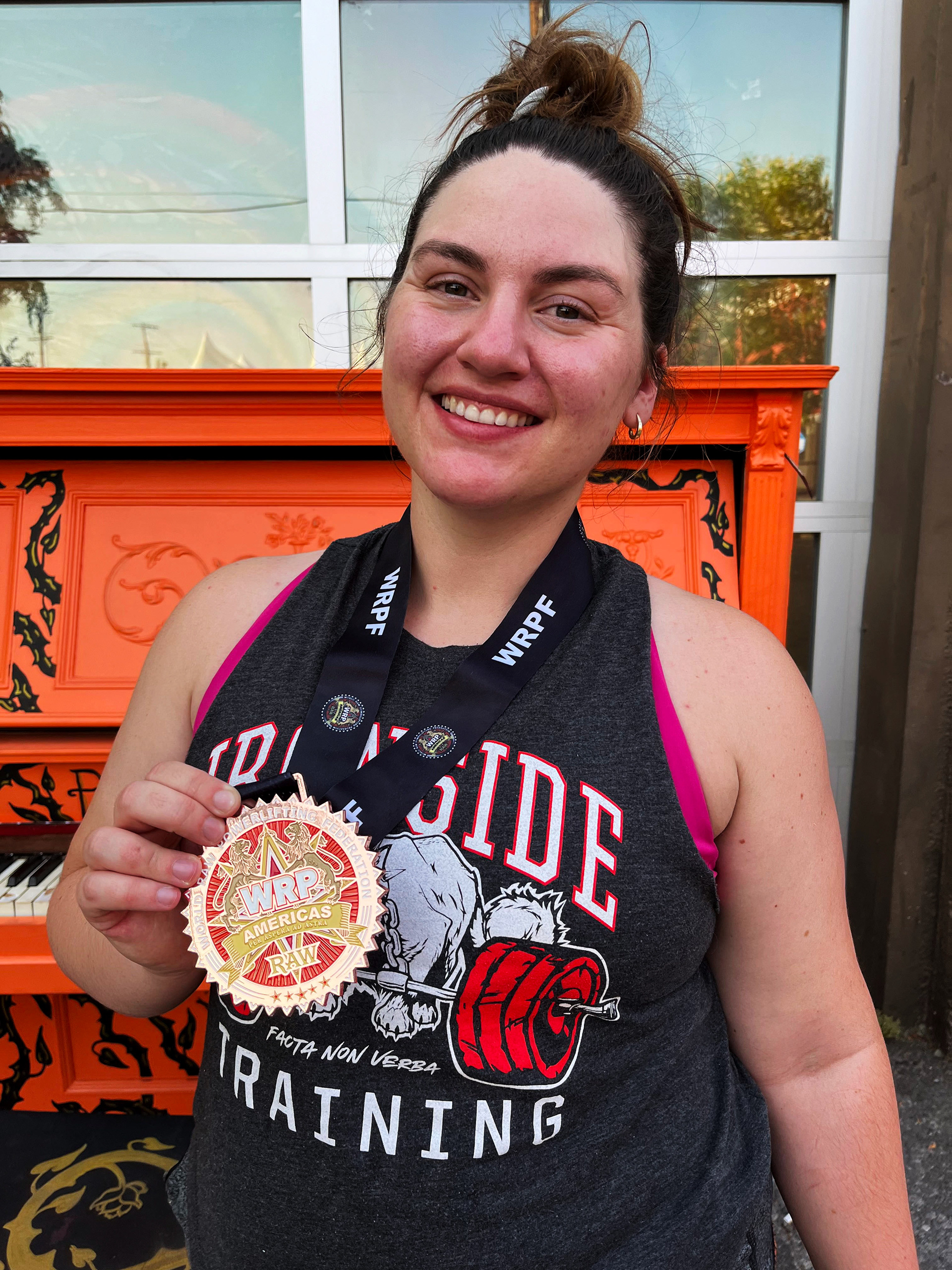 Hannah Powerlifting Medal