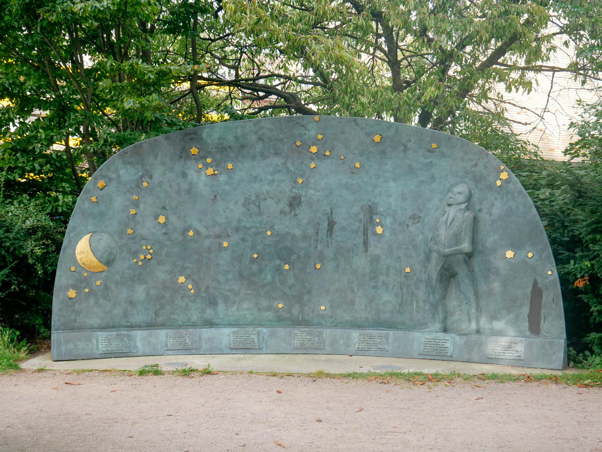 The moon has risen by M. Claudius