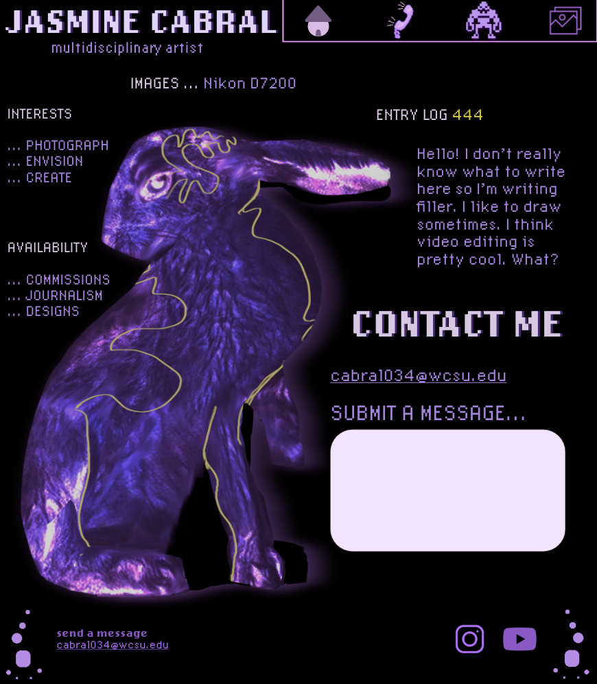 Personal website About/Contact