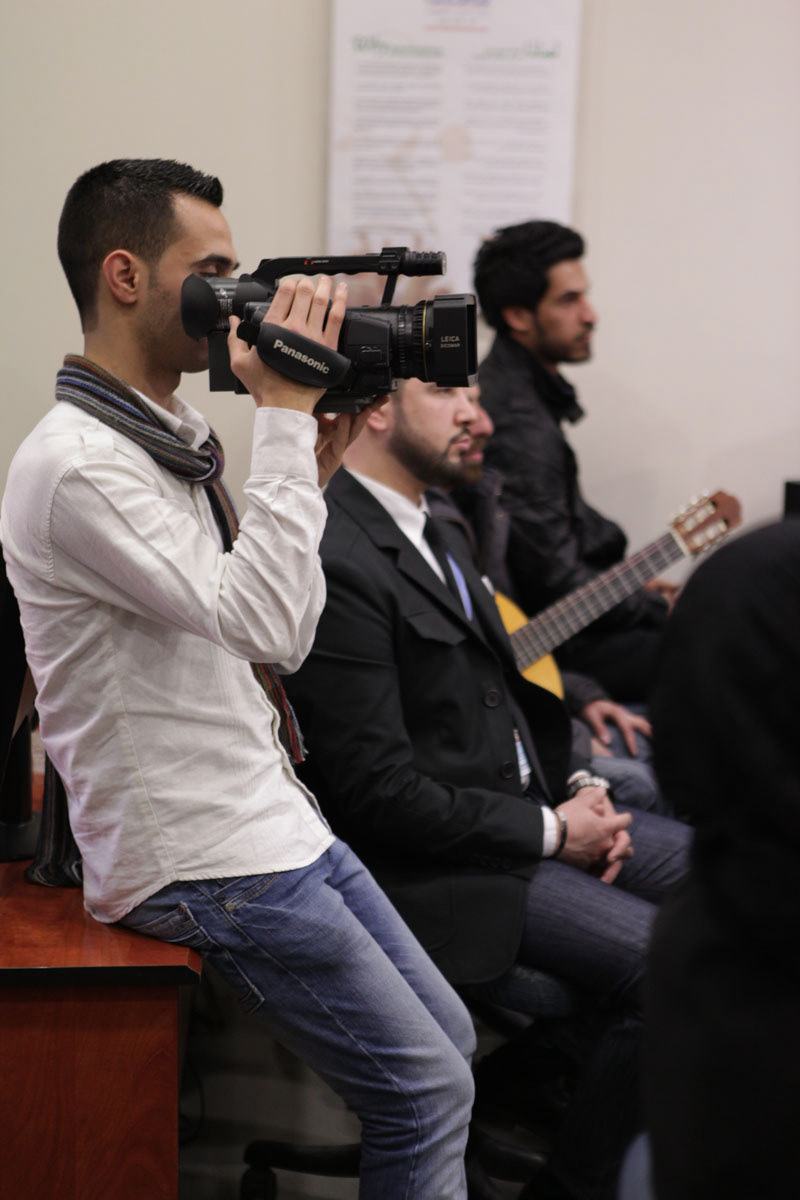 Shooting a music lesson