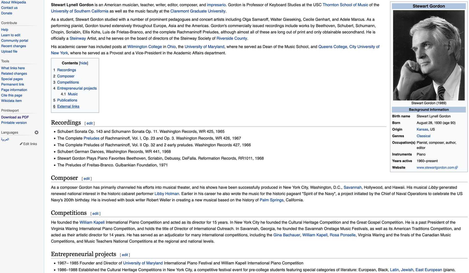 Arthur Rubinstein International Piano Master Competition - Wikipedia