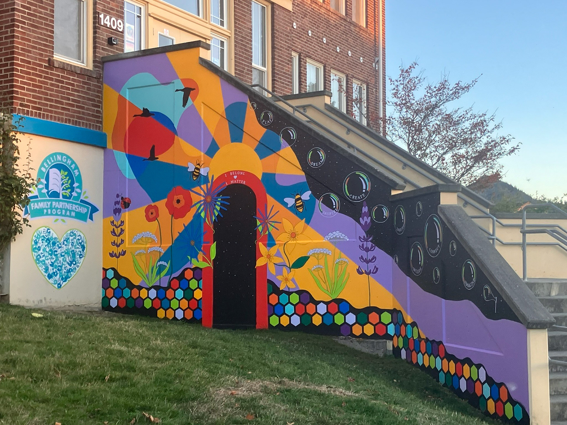 community project - coordinated K-8th grade participants 