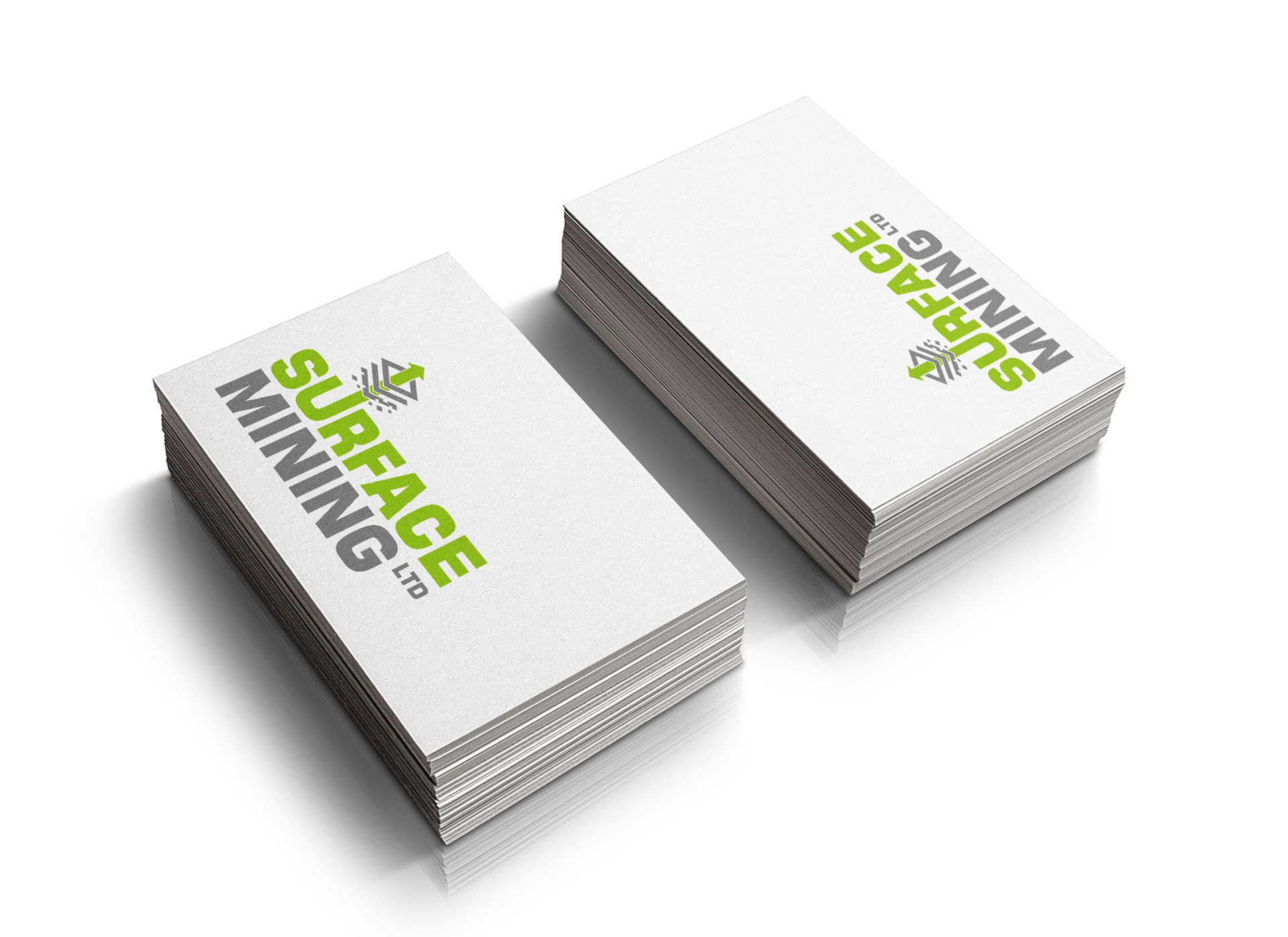 Stationery and logo design for Surface Mining Ltd, Redditch
