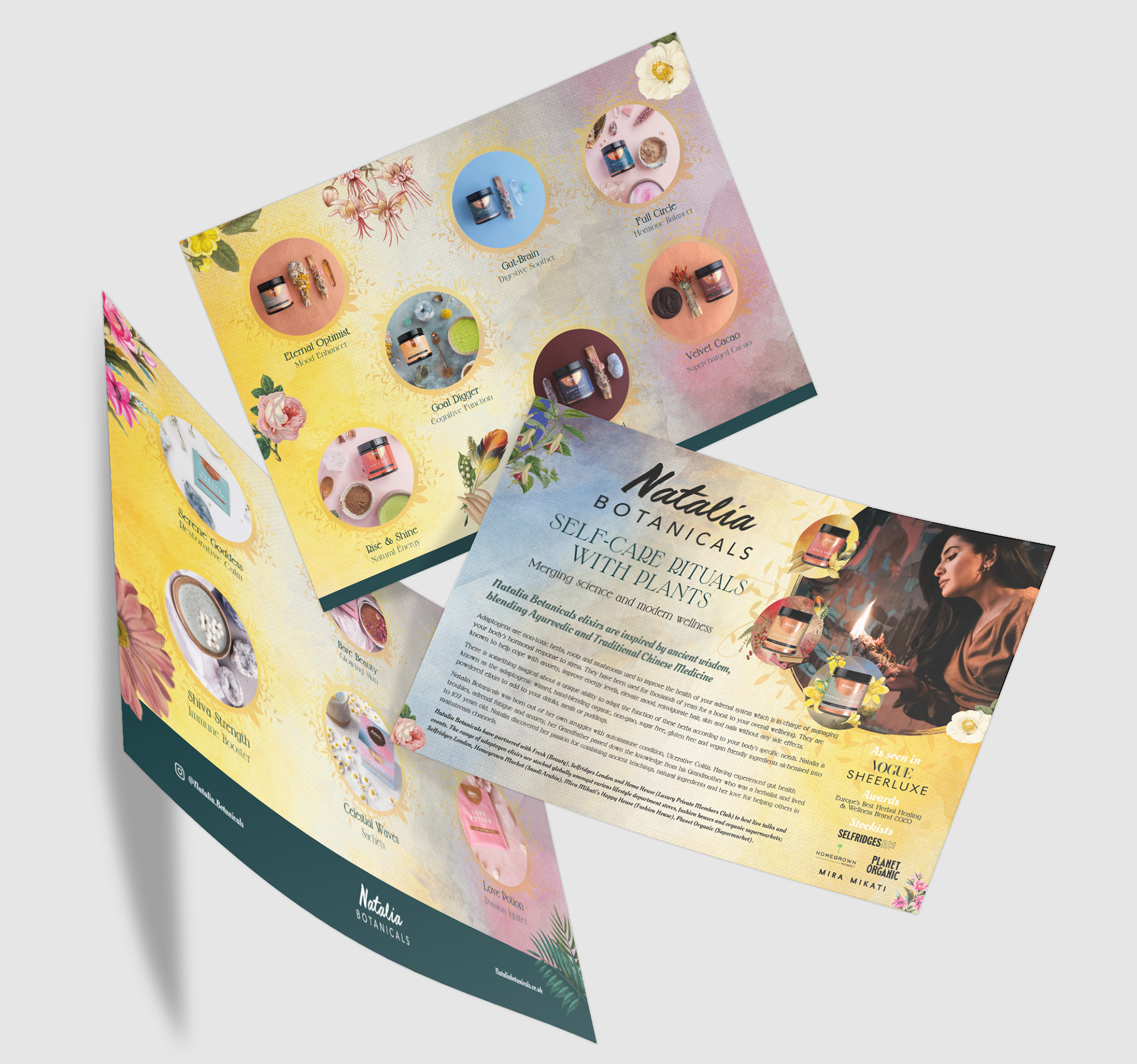 Promotional material for Natalia Botanicals