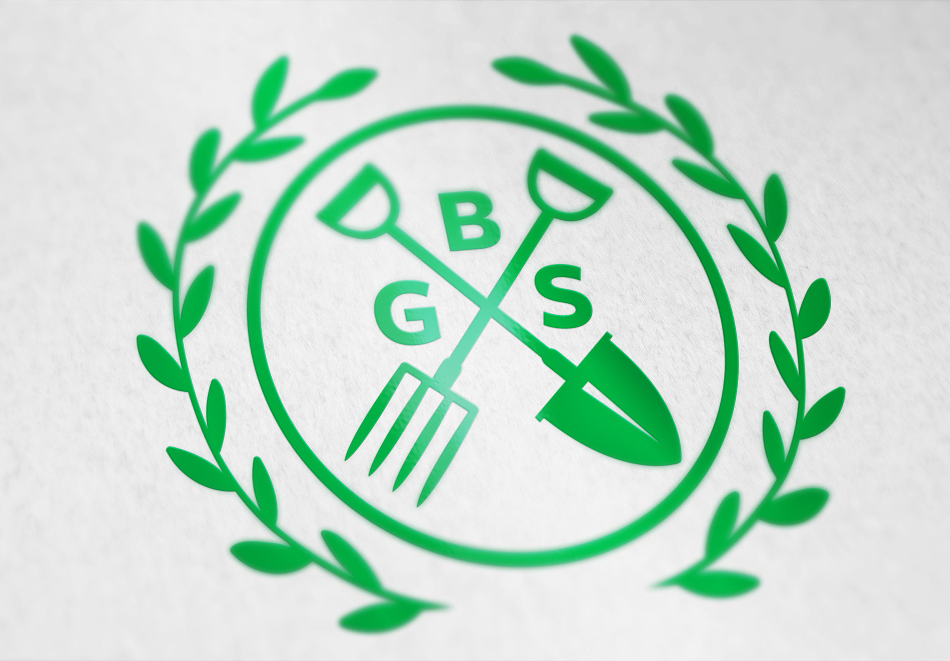 Logo and stationery for Birchfield Garden Services