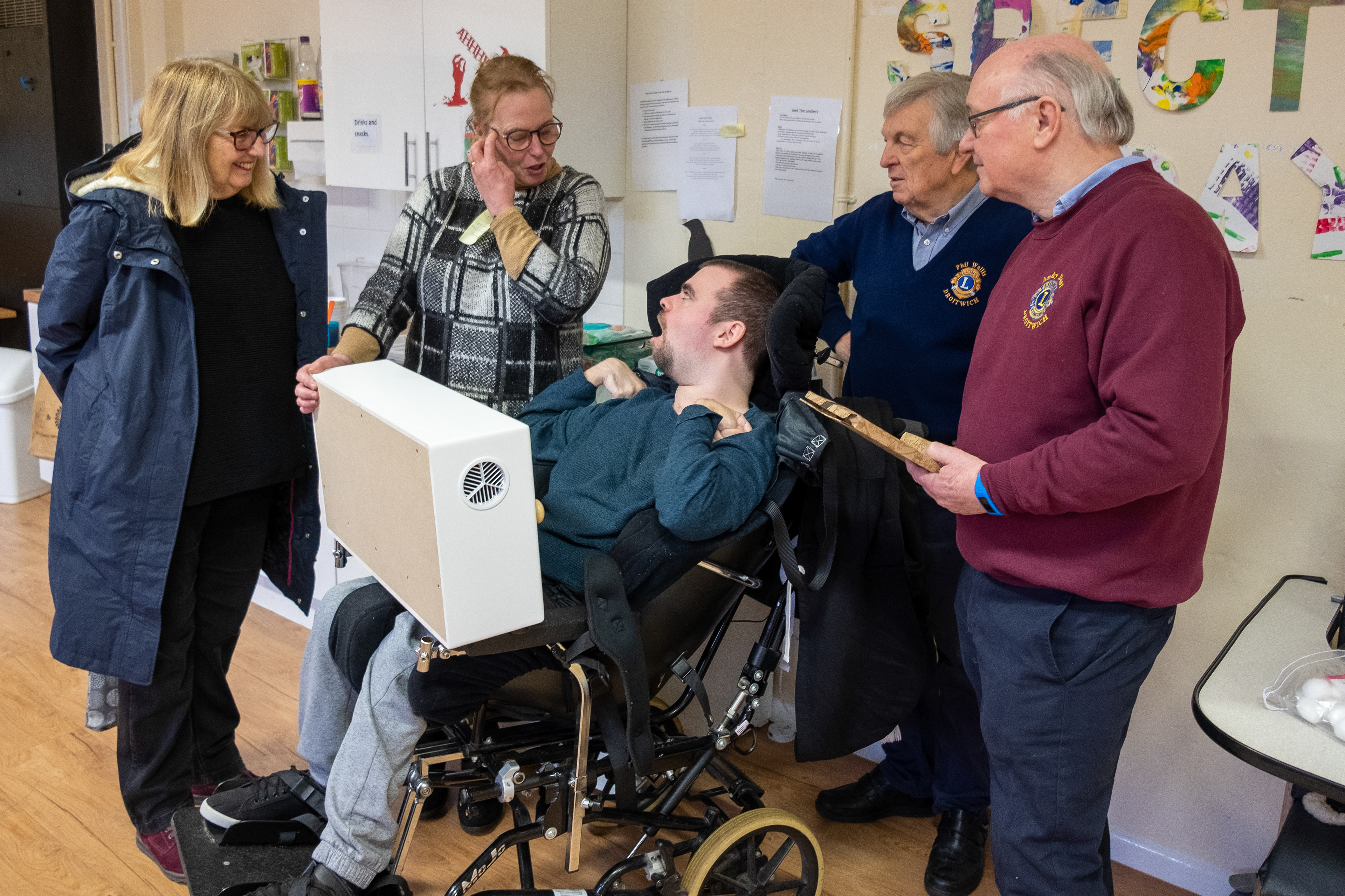 A visit to Spectrum days who we have supported for some years
