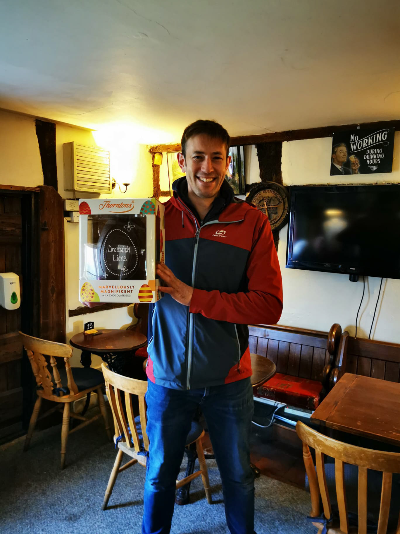 Winner from the Galton Arms