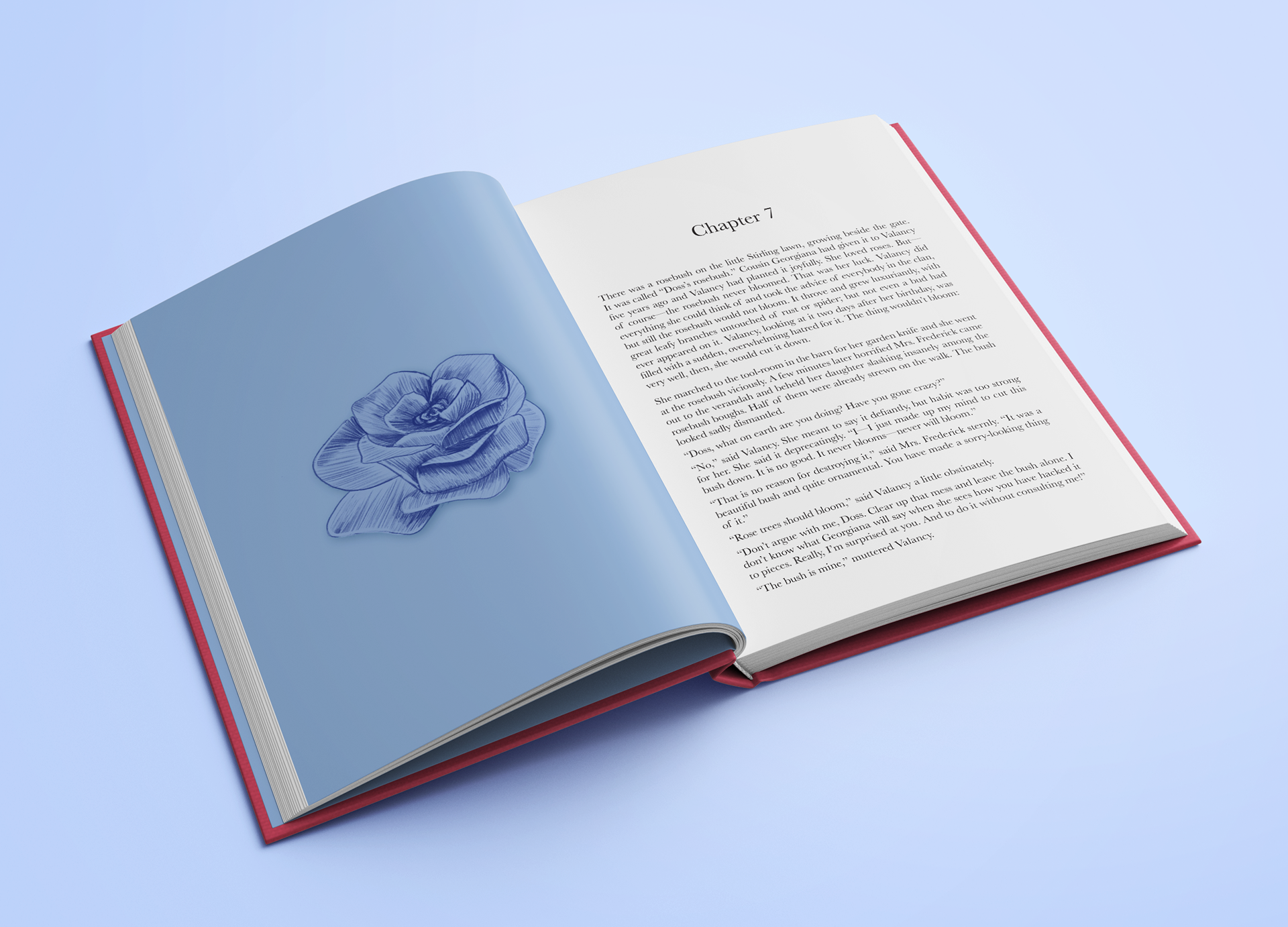 Interior chapter spread