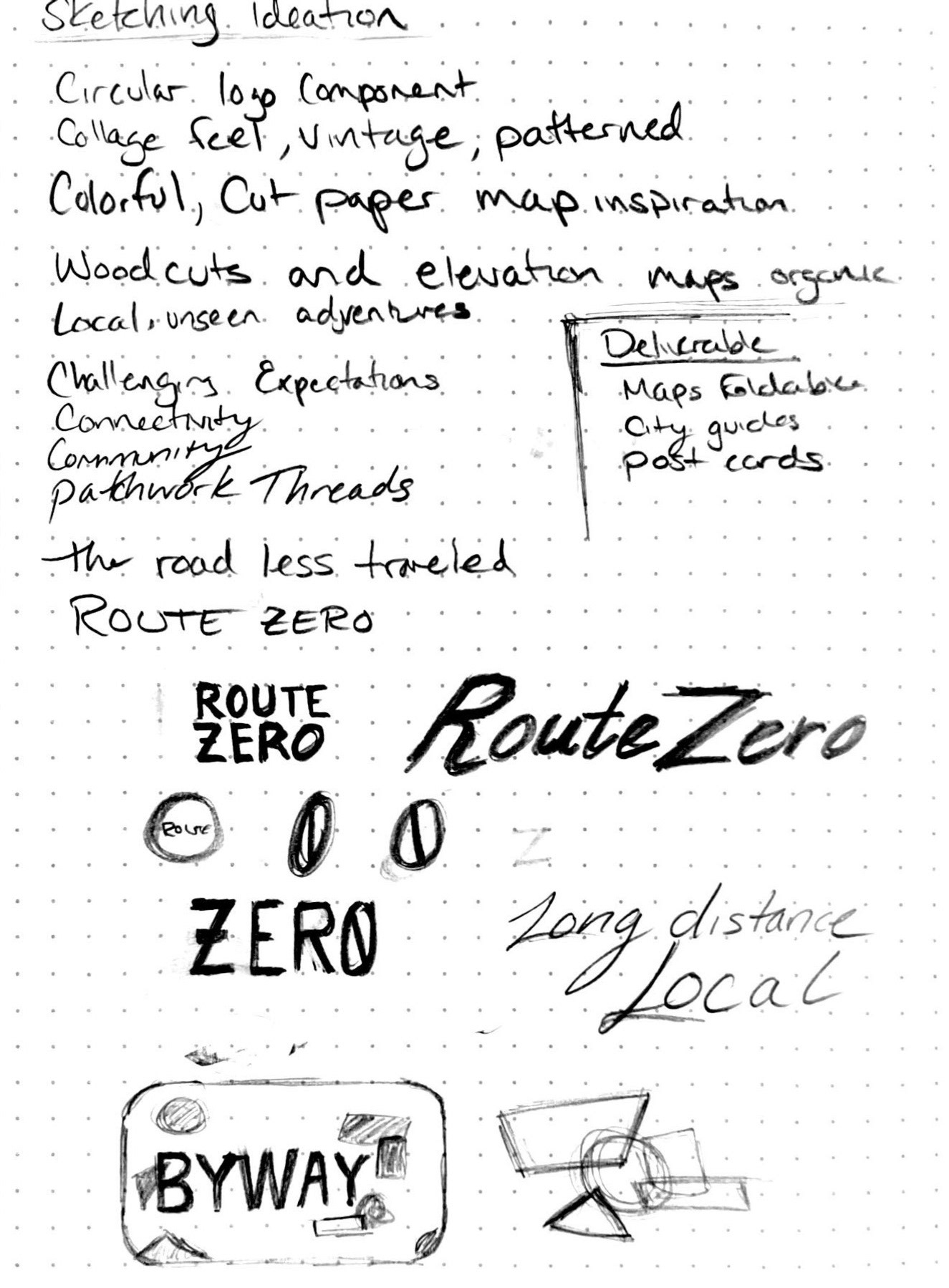 Early Logo Sketches