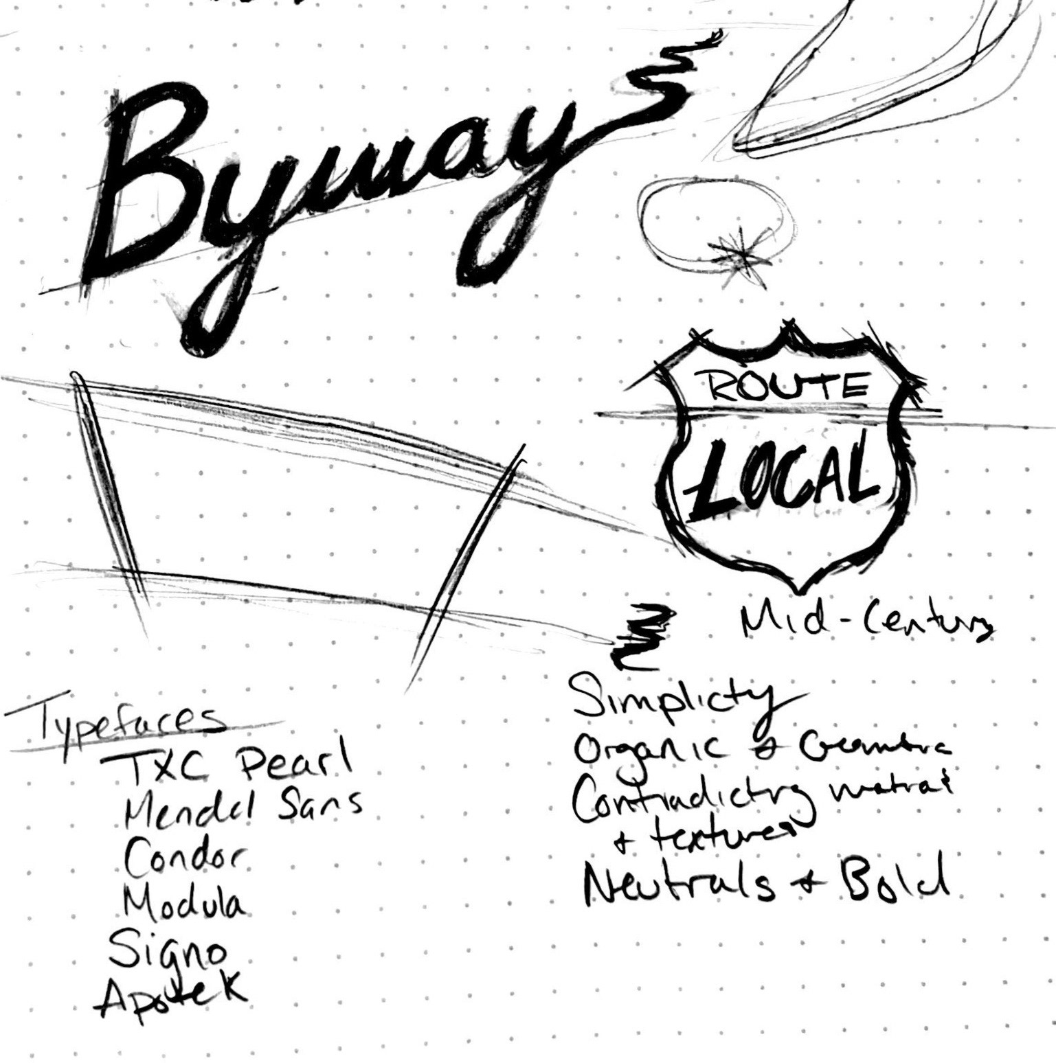 Early Logo Sketches