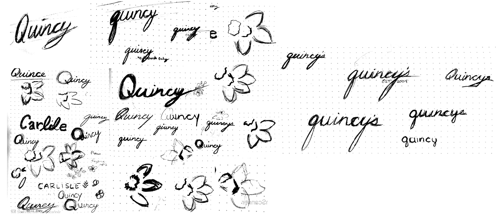 exploring typography and simplistic logo mark