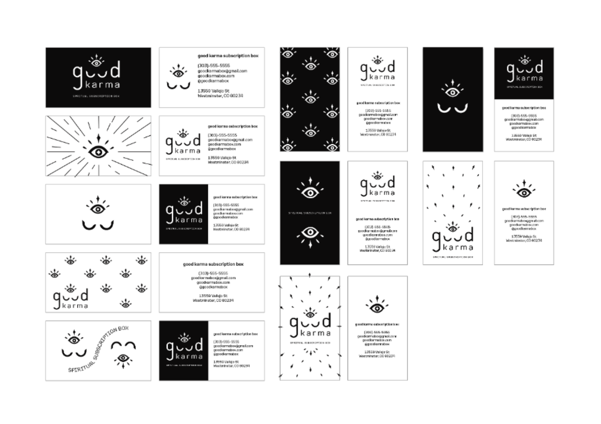 Business Card Digital Sketches
