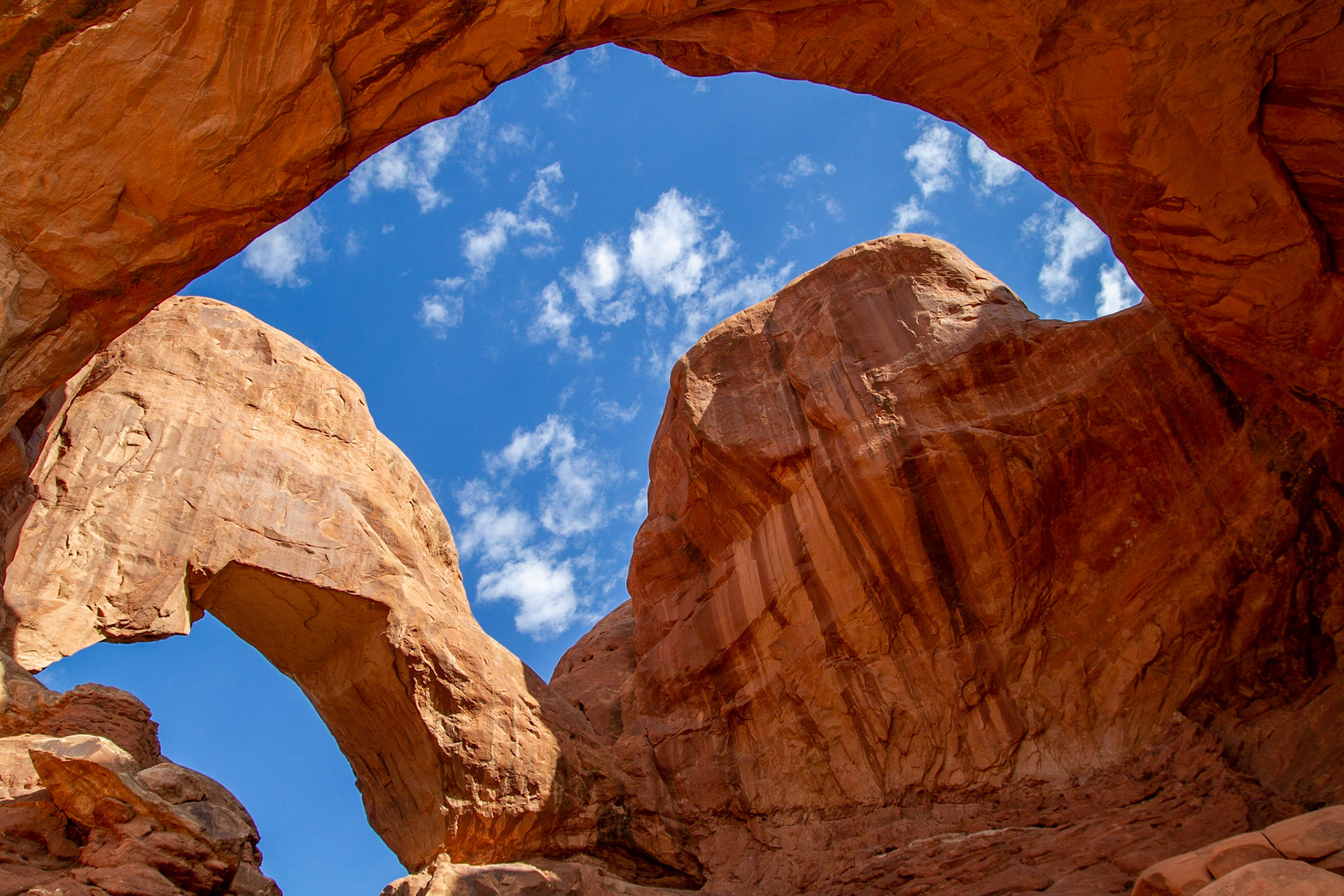 Double Arch at Arches National Park