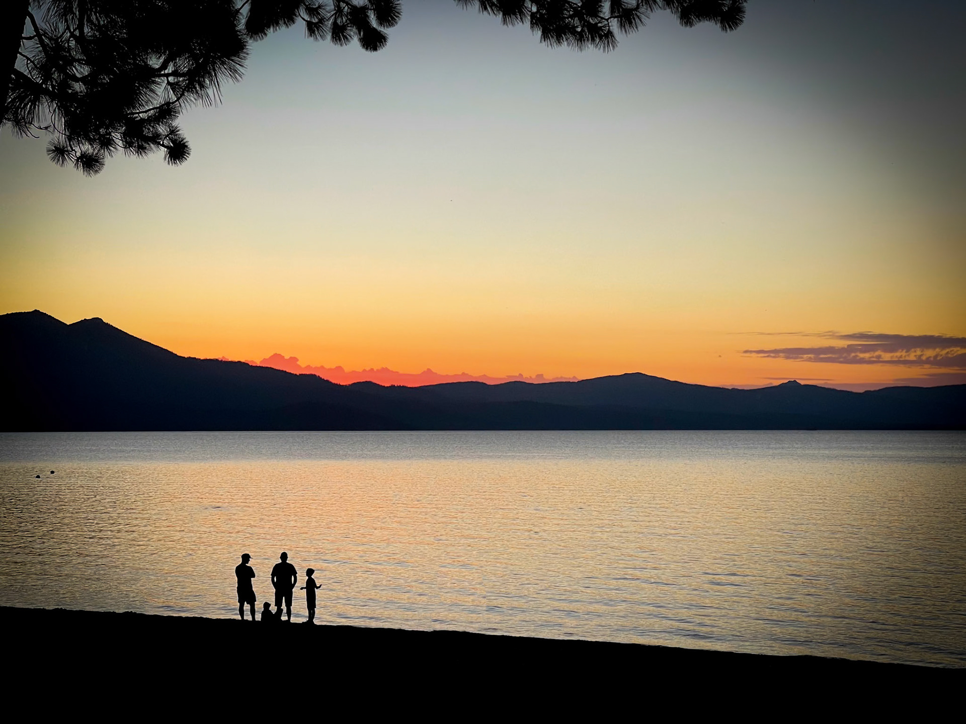 Sunset Over Lake Tahoe