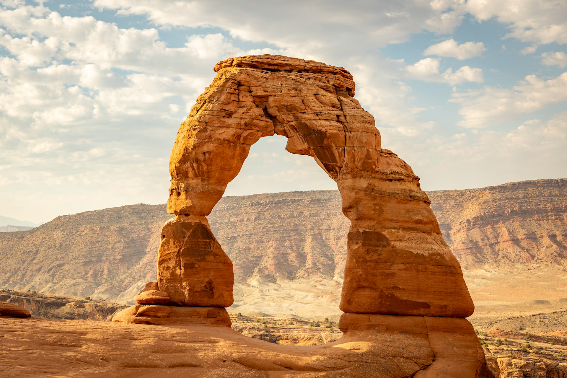 Delicate Arch at Arches National Park in Moab, Utah