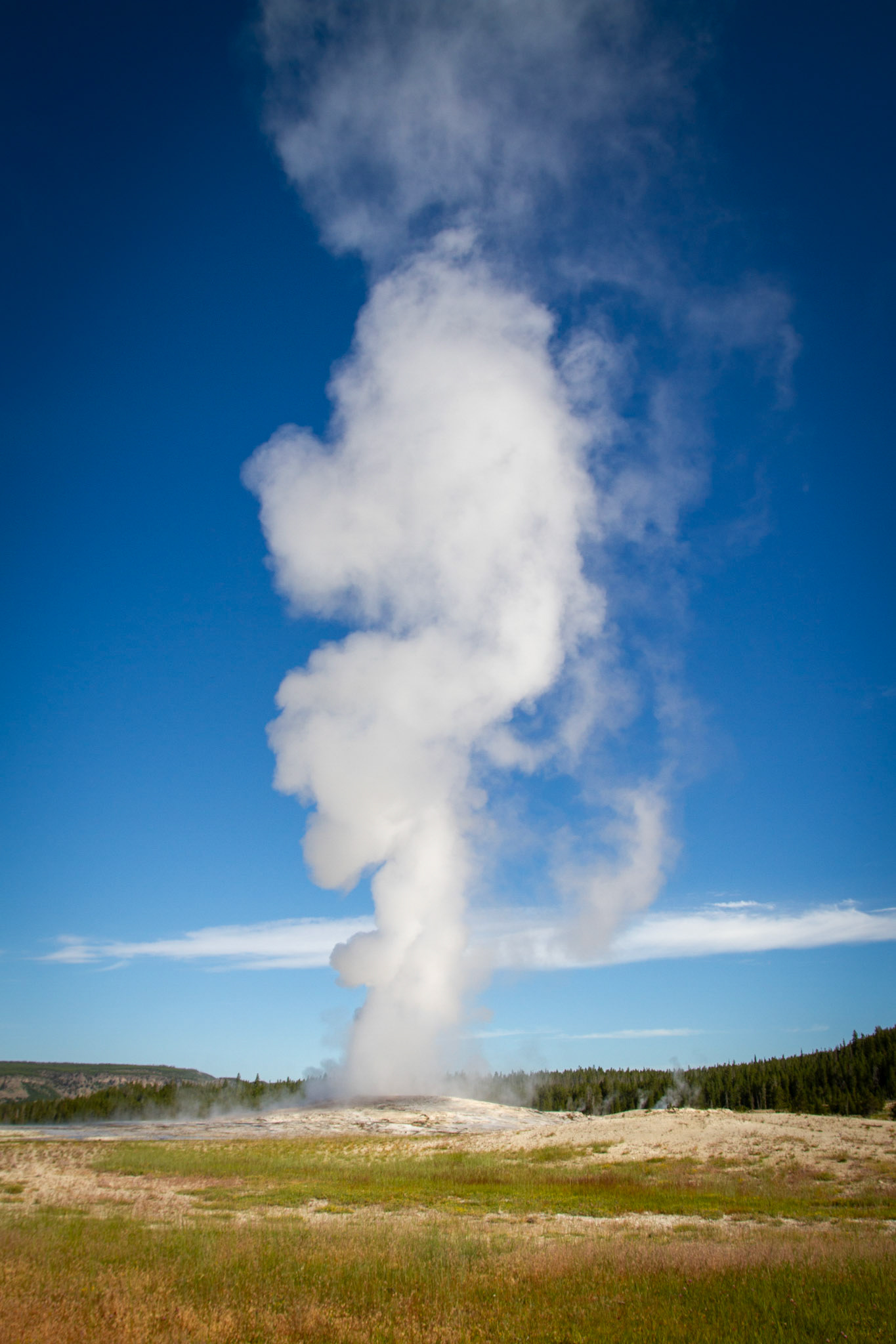 Old Faithful at Yellowstone National Park