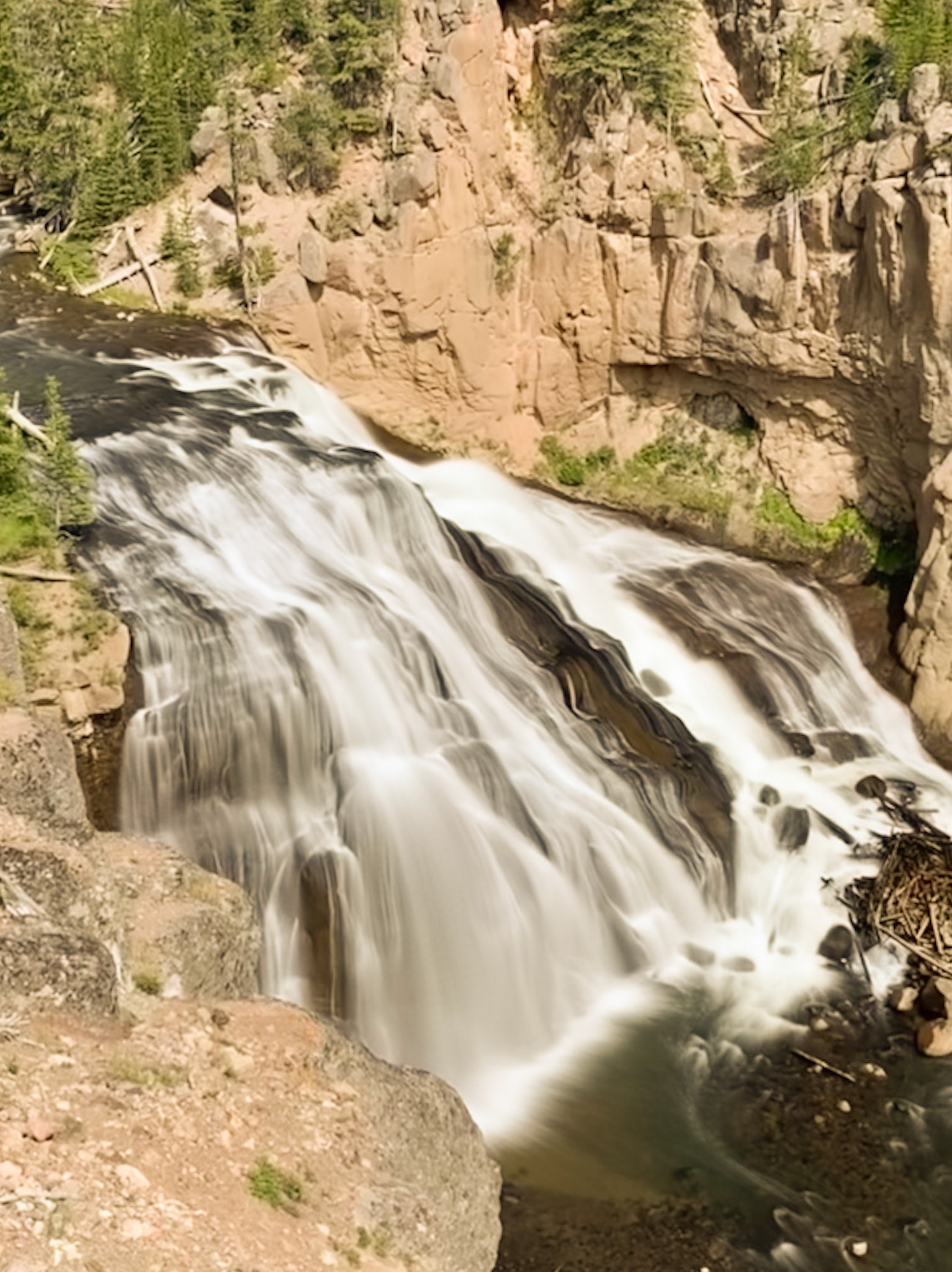 Gibbon Falls at Yellowstone