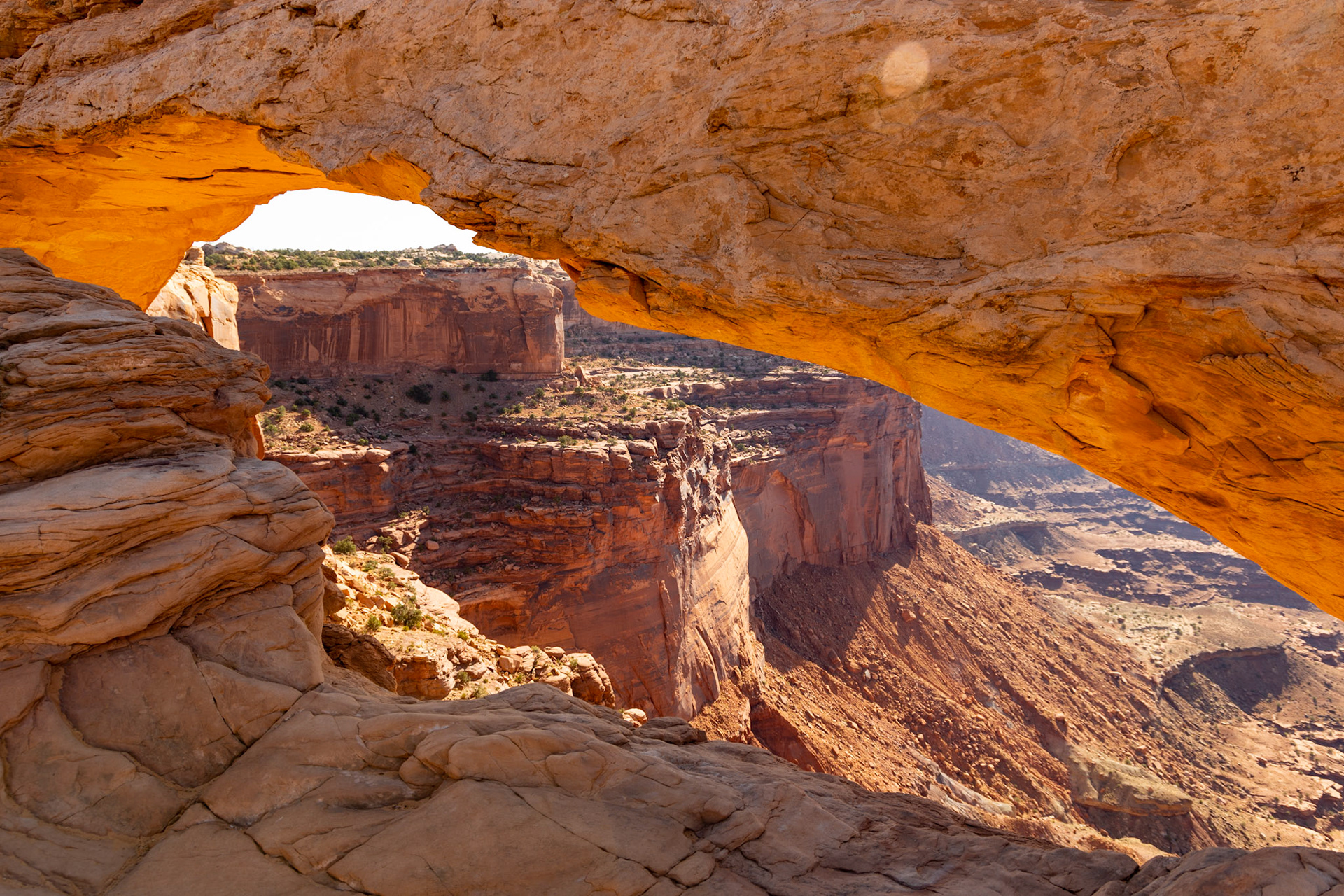 Mesa Arch at Canyonlands National Park in Moab, Utah