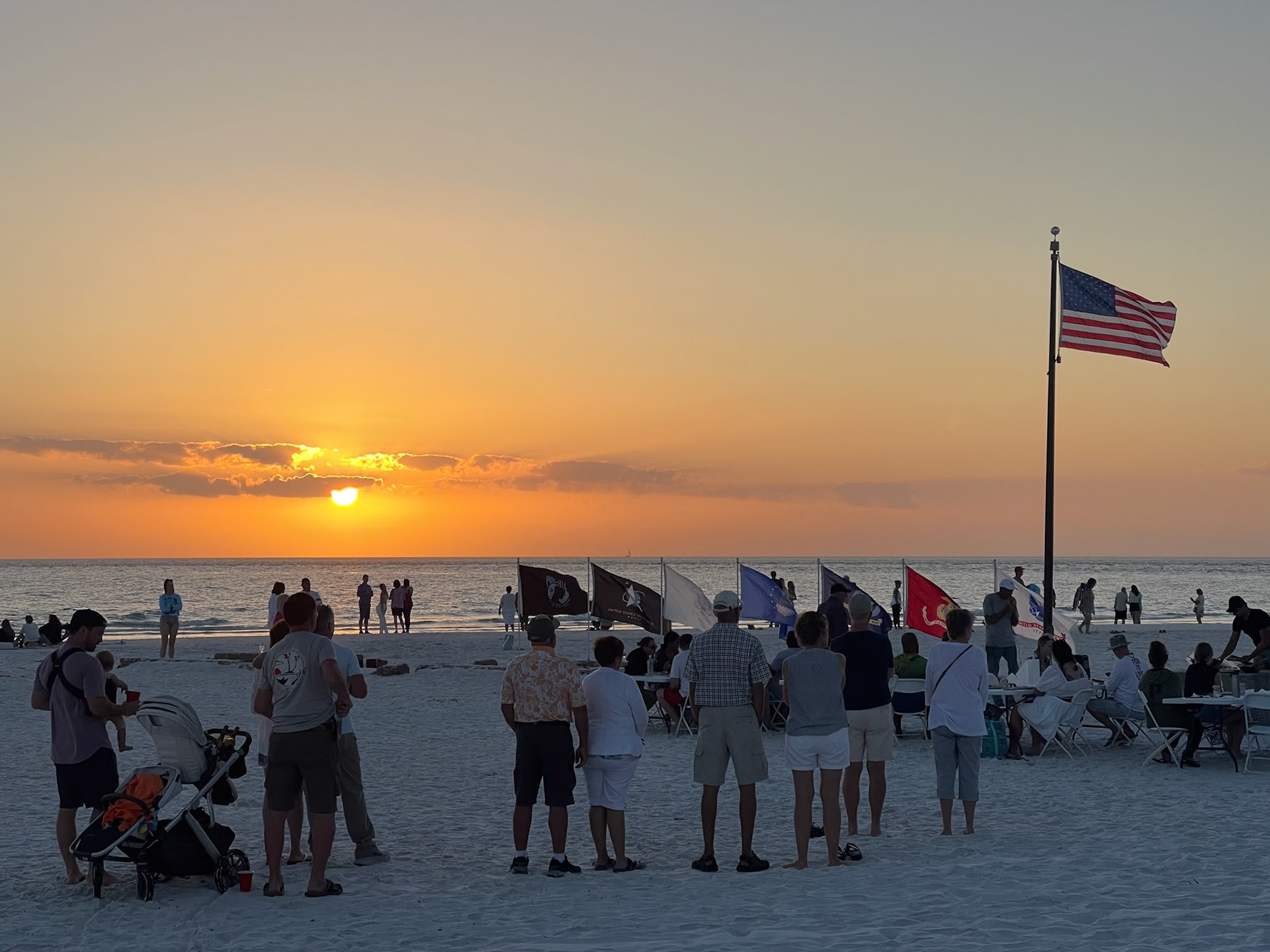 Sunset on Siesta Key at Patroit's Pier