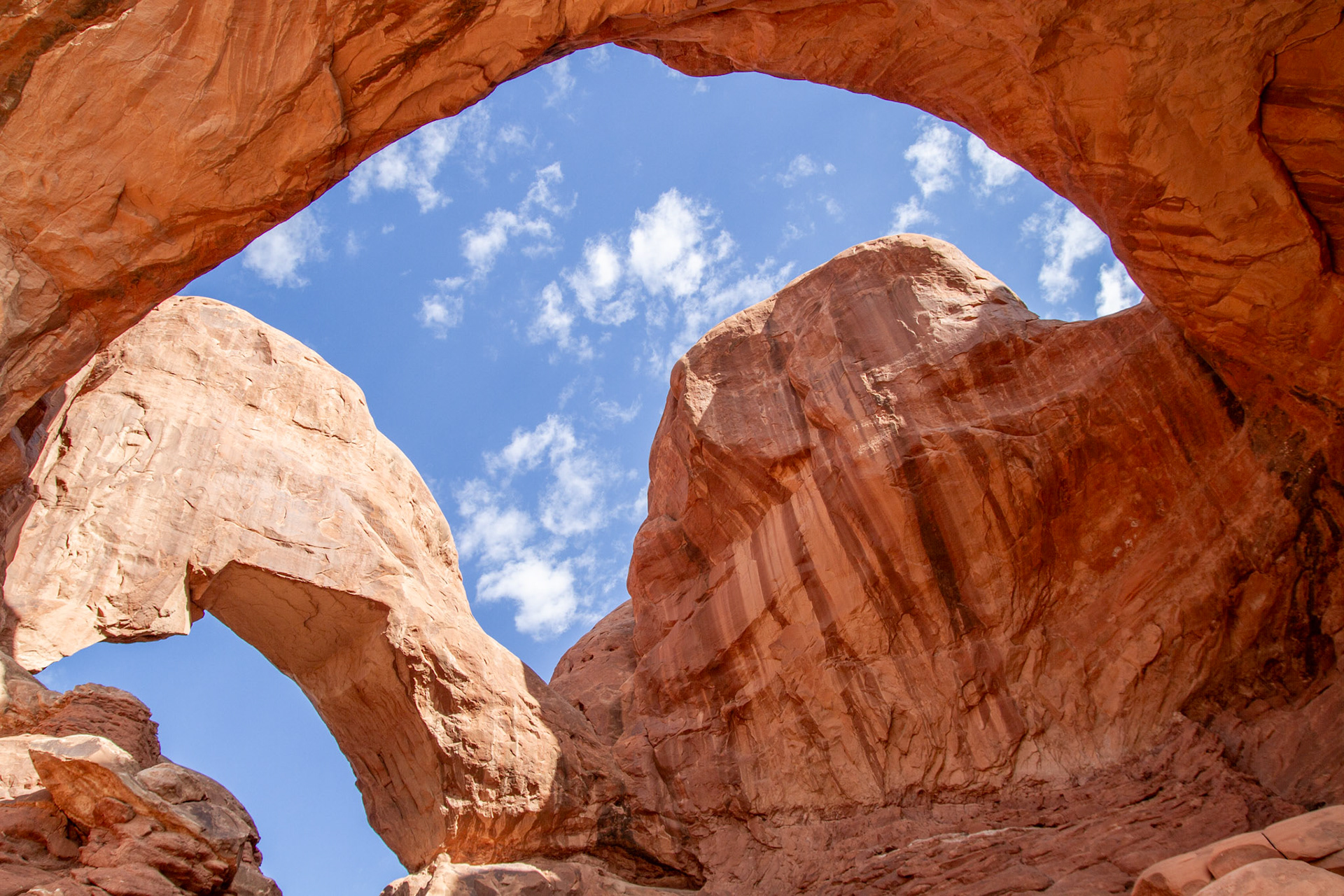 Double Arch at Arches National Park