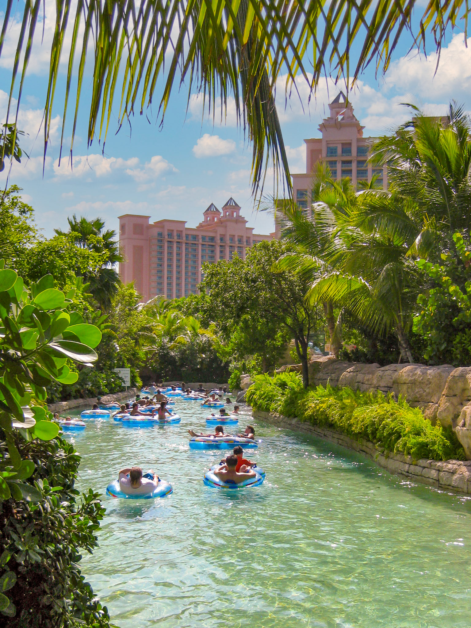 Rapids at Atlantis in Nassau, Bahamas