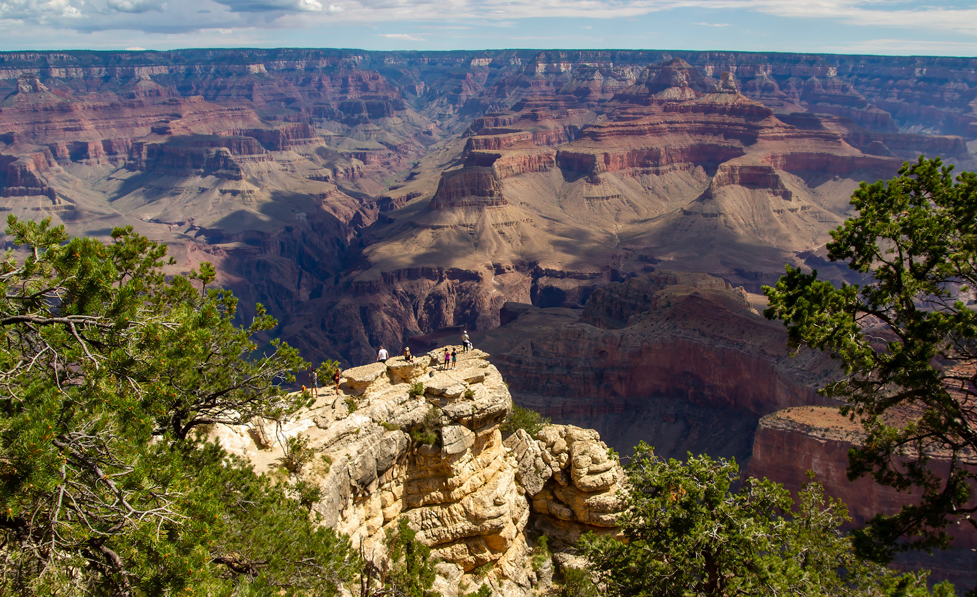 South Rim at Grand Canyon in Arizona