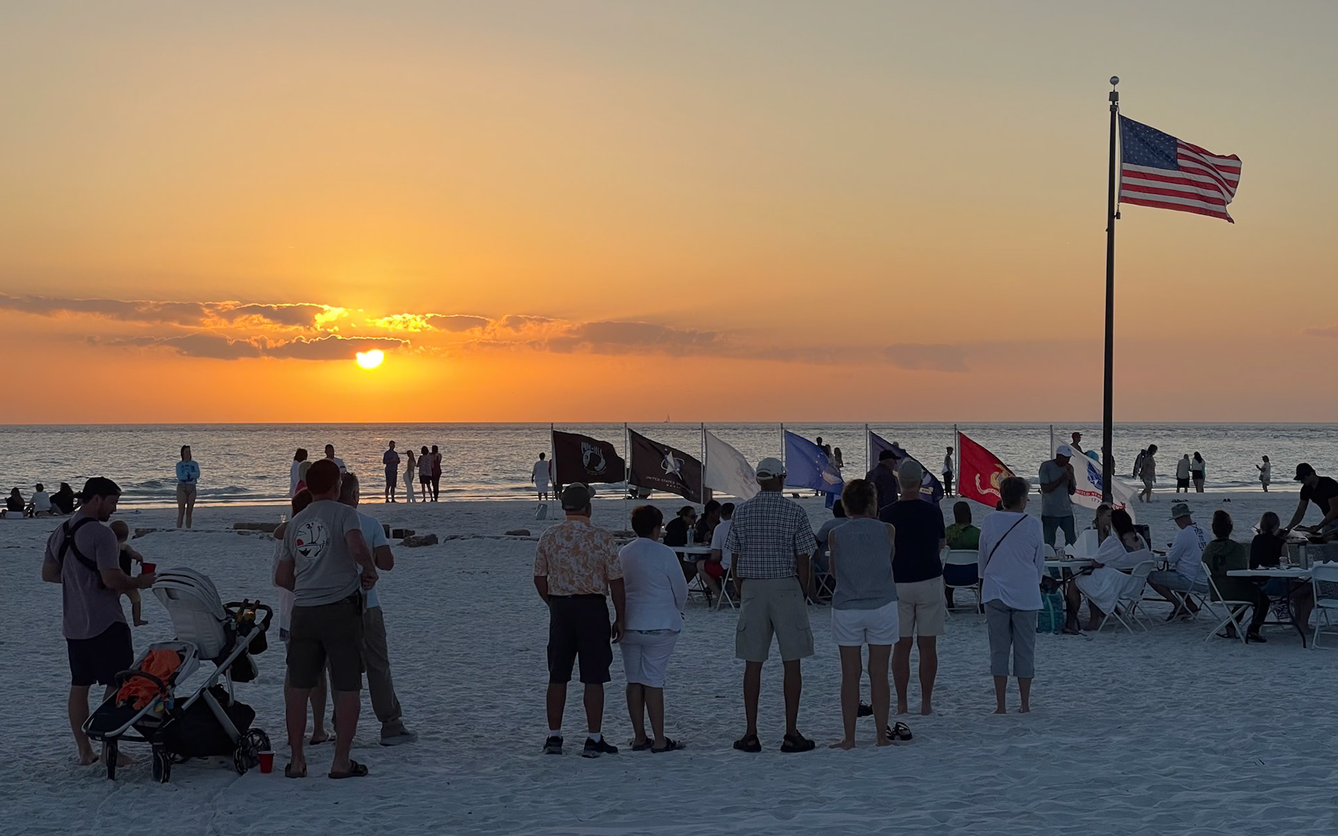 Sunset on Siesta Key at Patroit's Pier