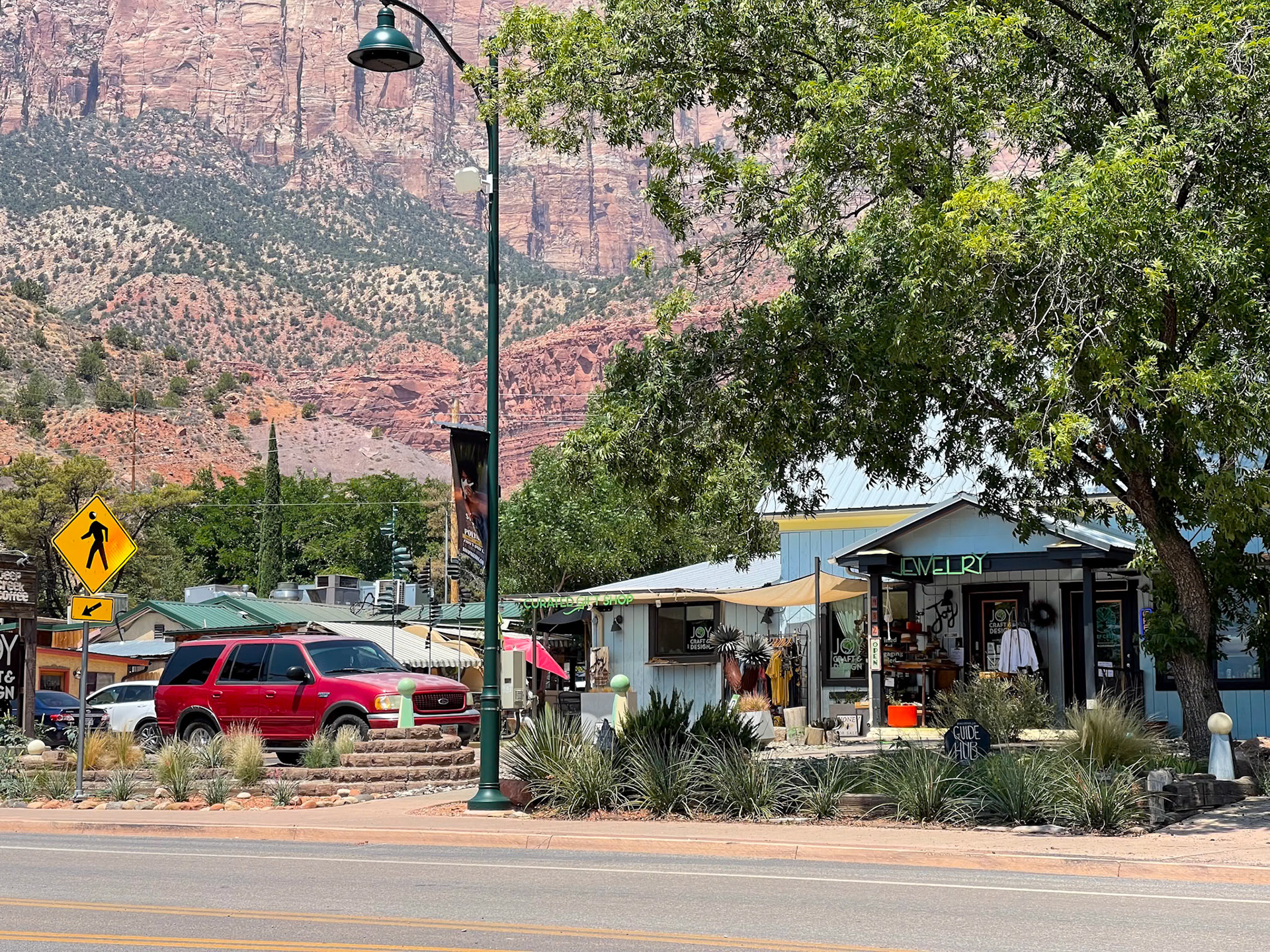 Downtown Springdale, Utah at Zion