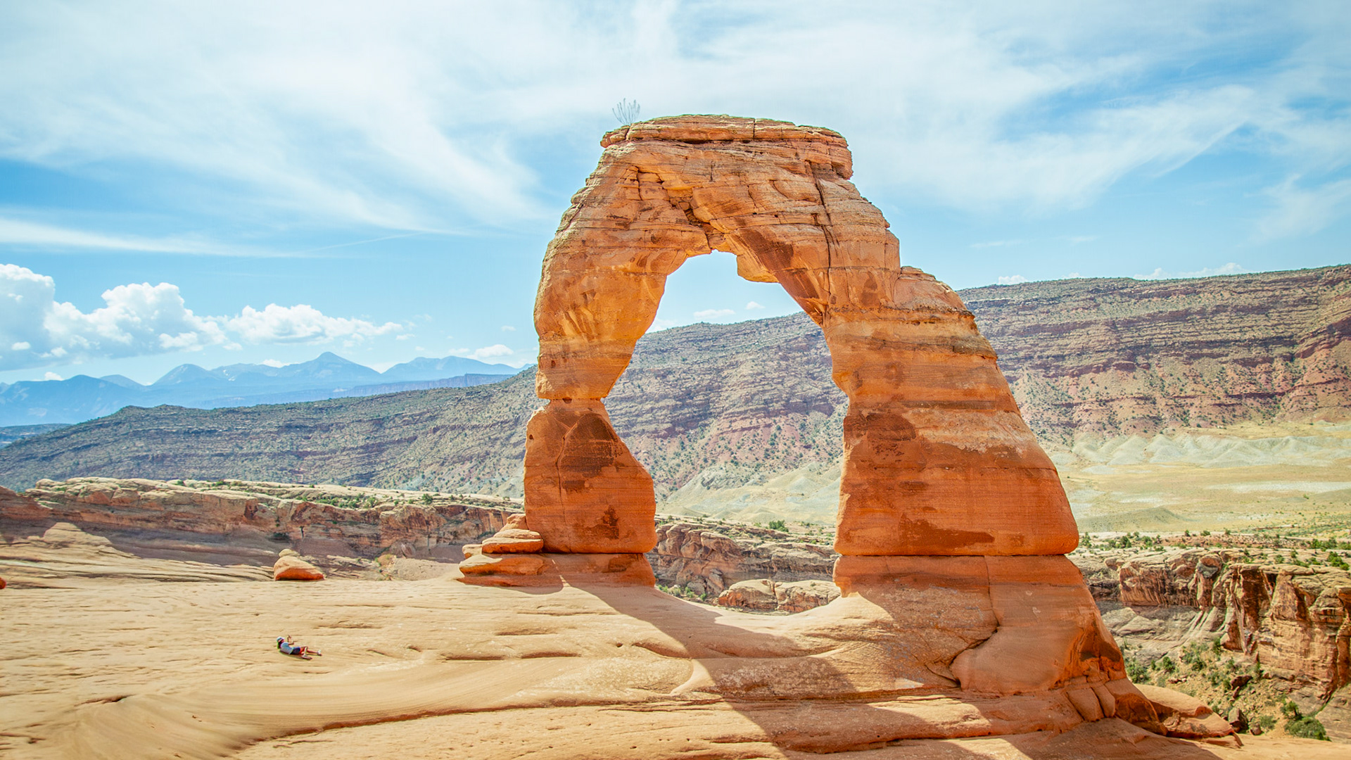 Getting His Shot - Arches National Park