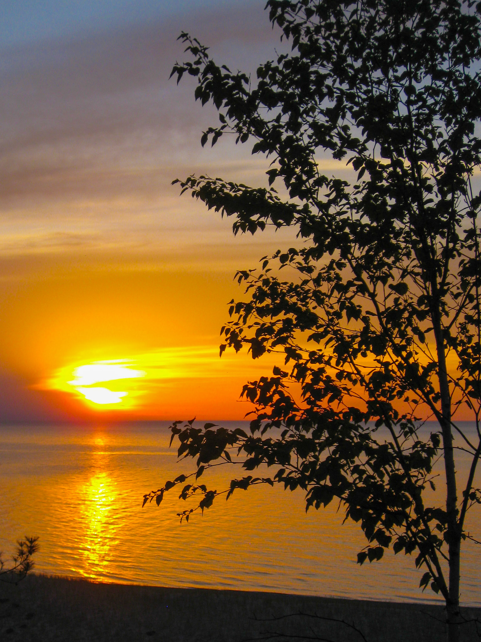 Sunset at the Cabin in the Upper Peninsula