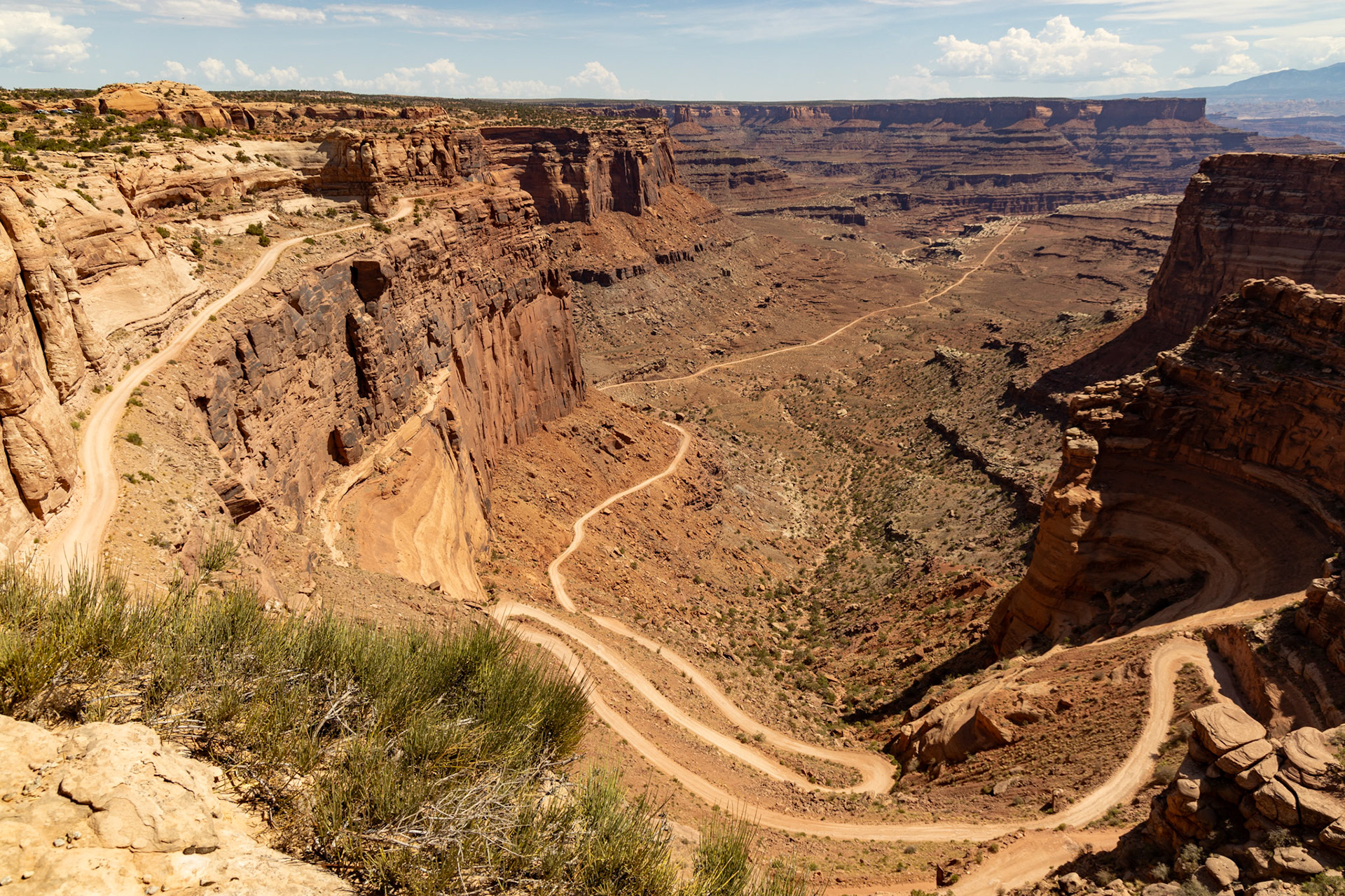 Shafer Offroad Trail at Canyonlands National Park in Moab, Utah