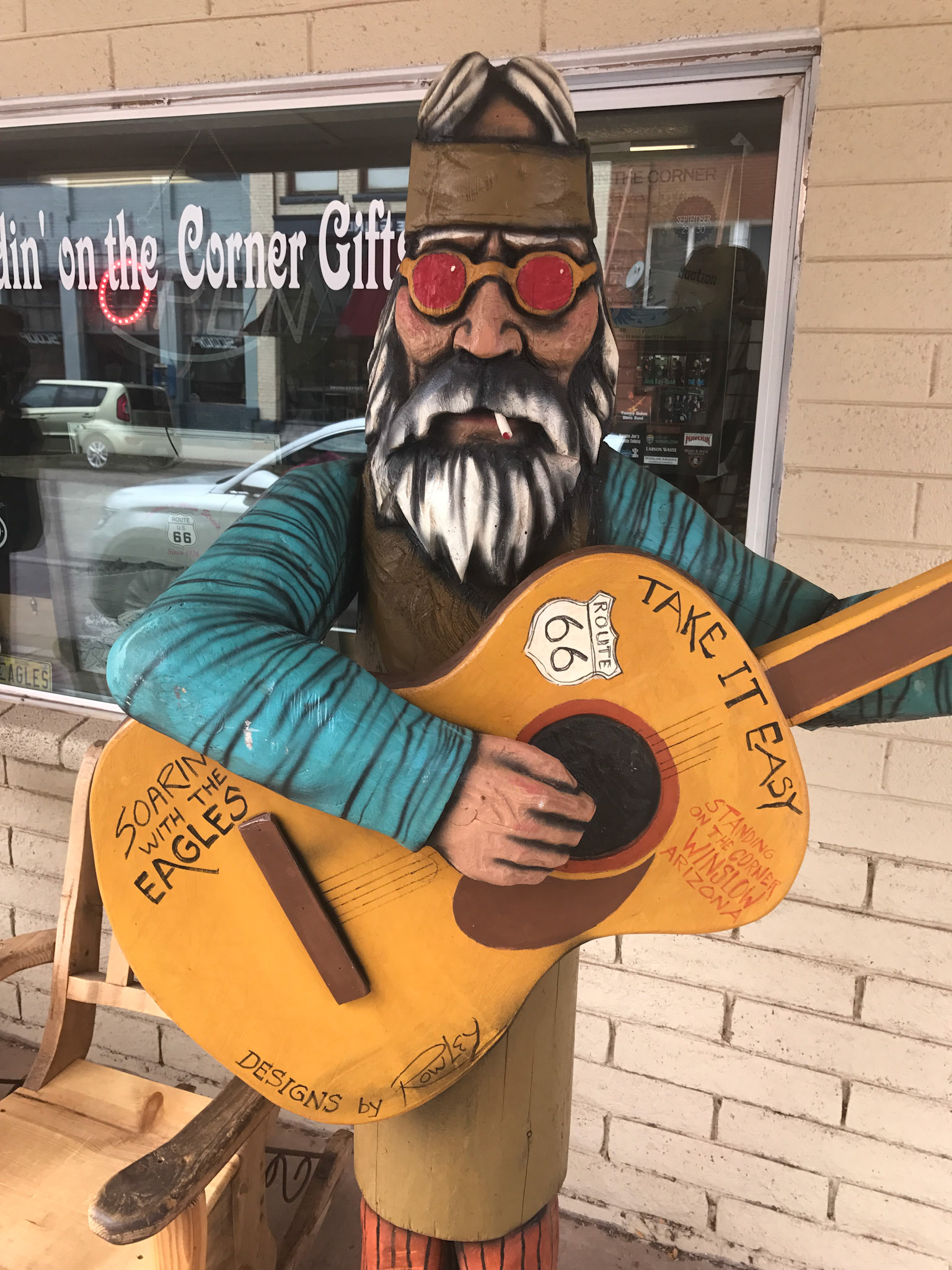 Standin' on the Corner - Winslow, Arizona