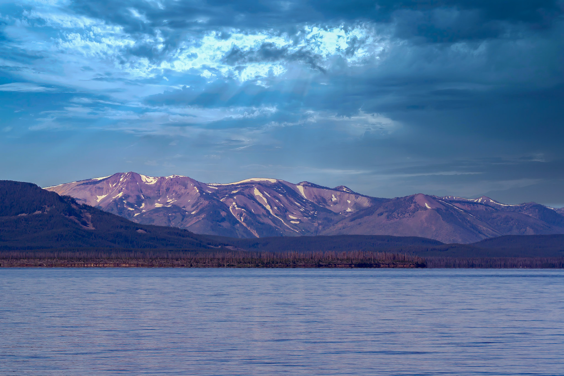 Yellowstone Lake at Yellowstone National Park