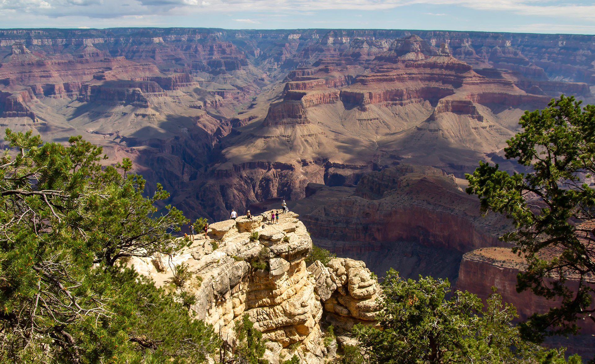 South Rim at Grand Canyon in Arizona