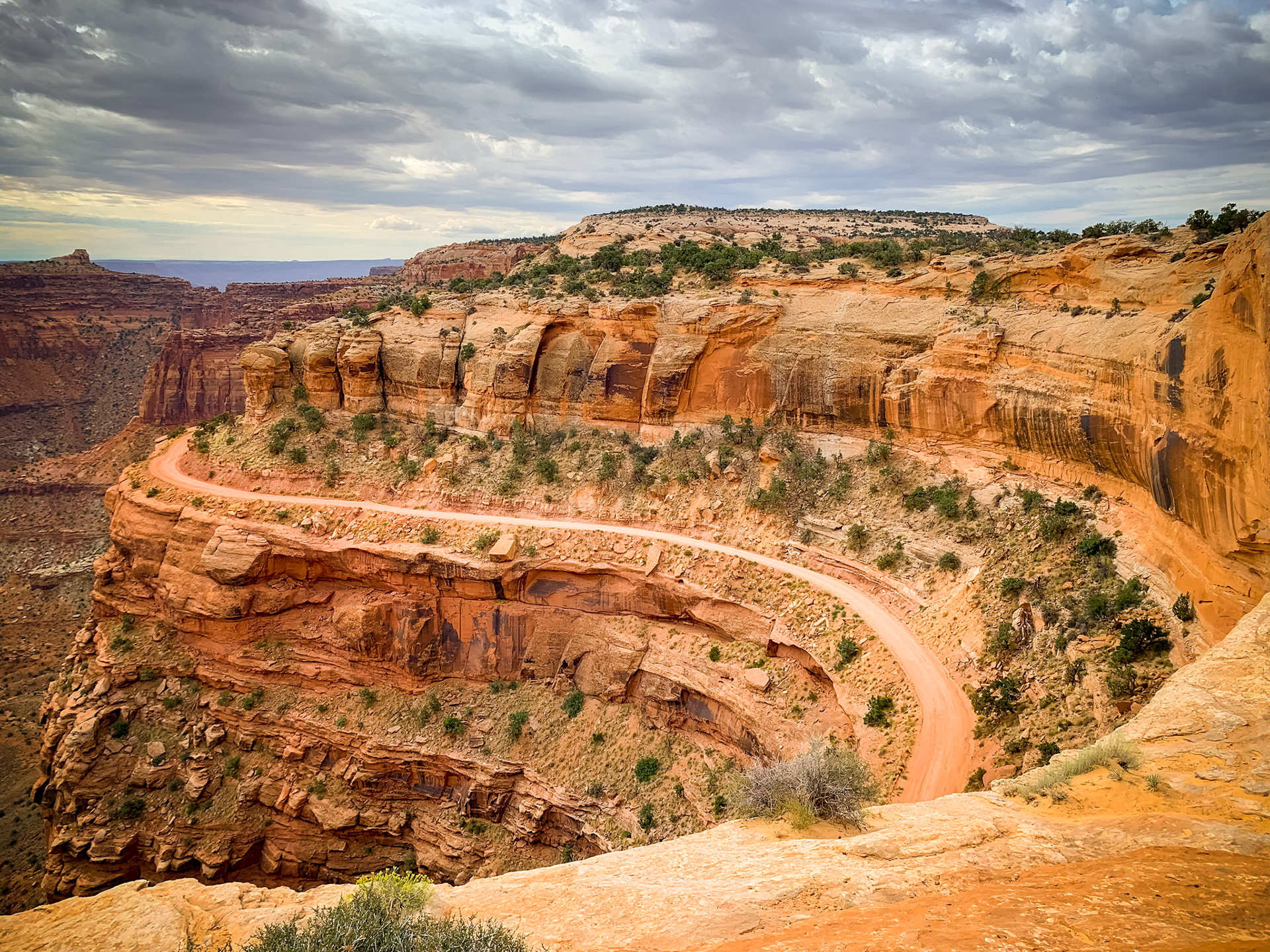 Shafer Offroad Trail at Canyonlands National Park in Moab, Utah