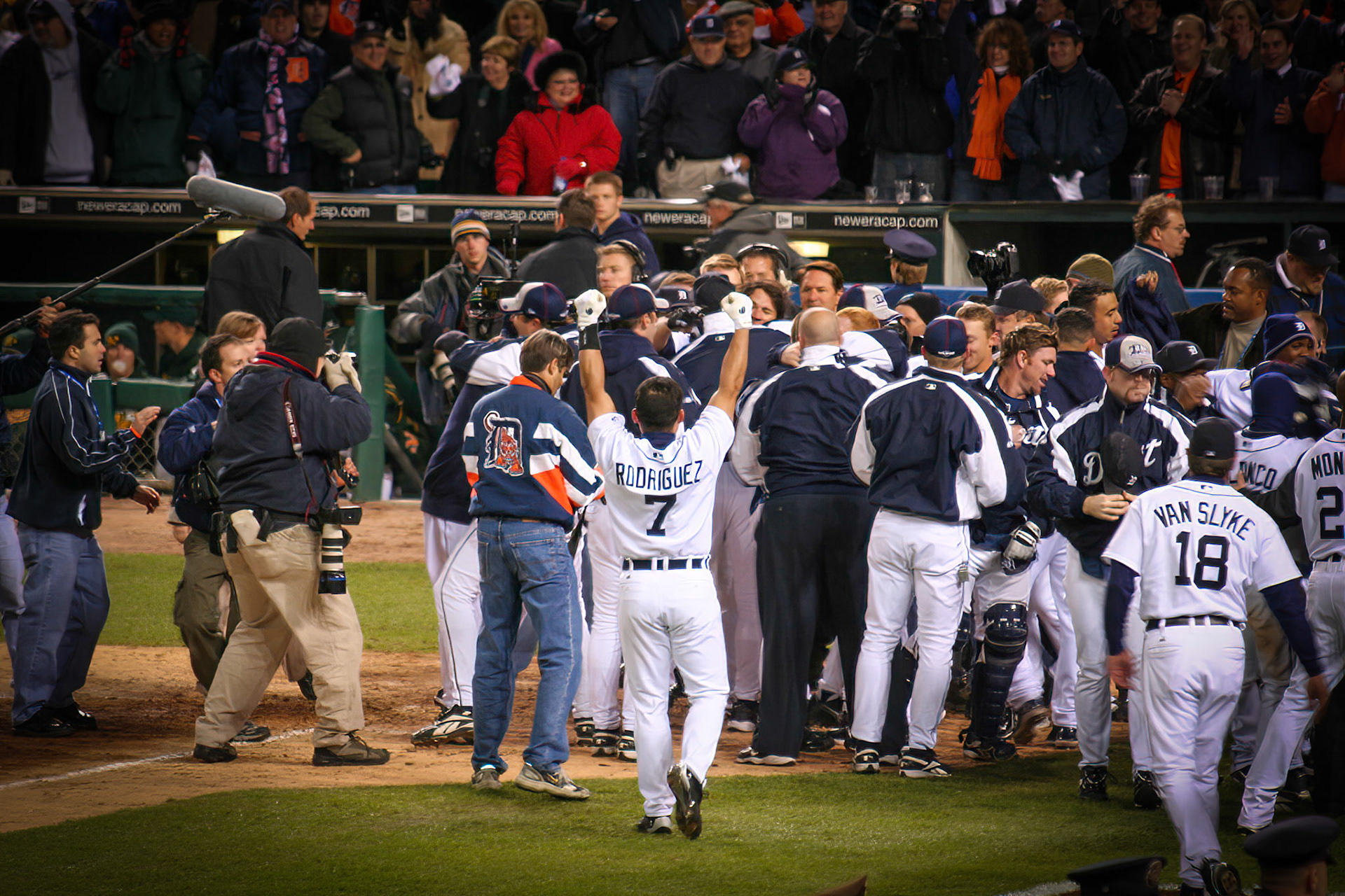 2006 ALCS Celebration