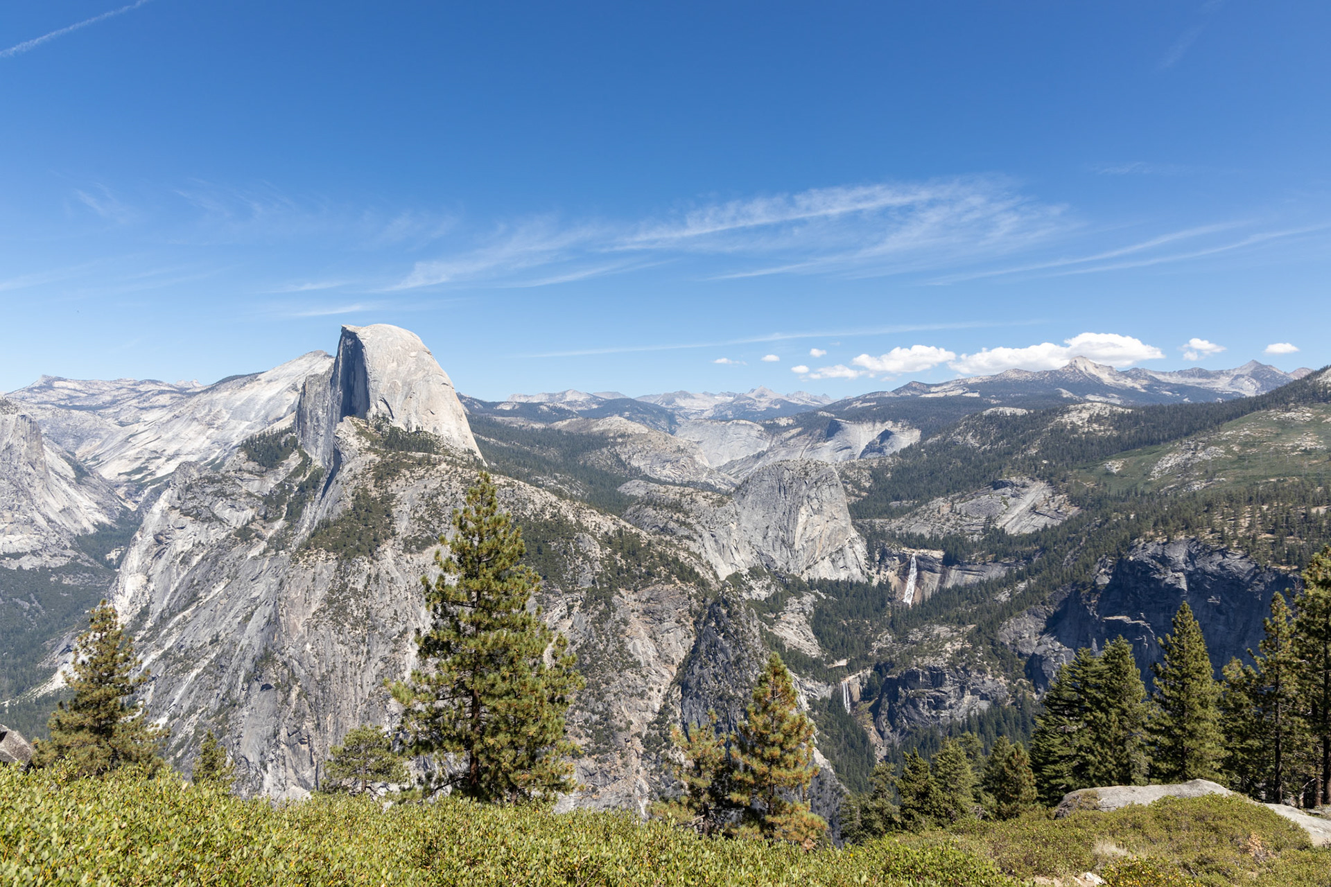 Glacier Point at Yosemite National Park in California