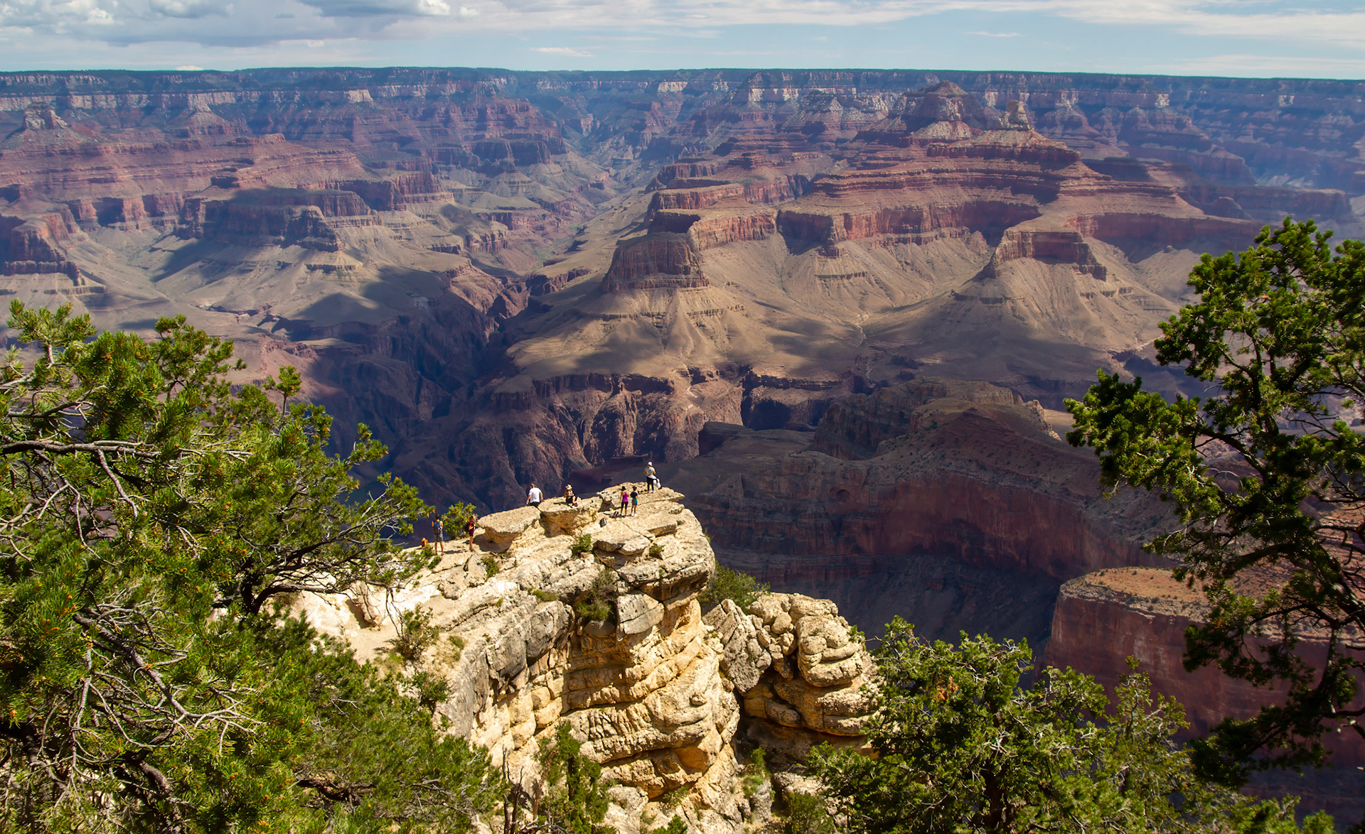 South Rim at Grand Canyon in Arizona