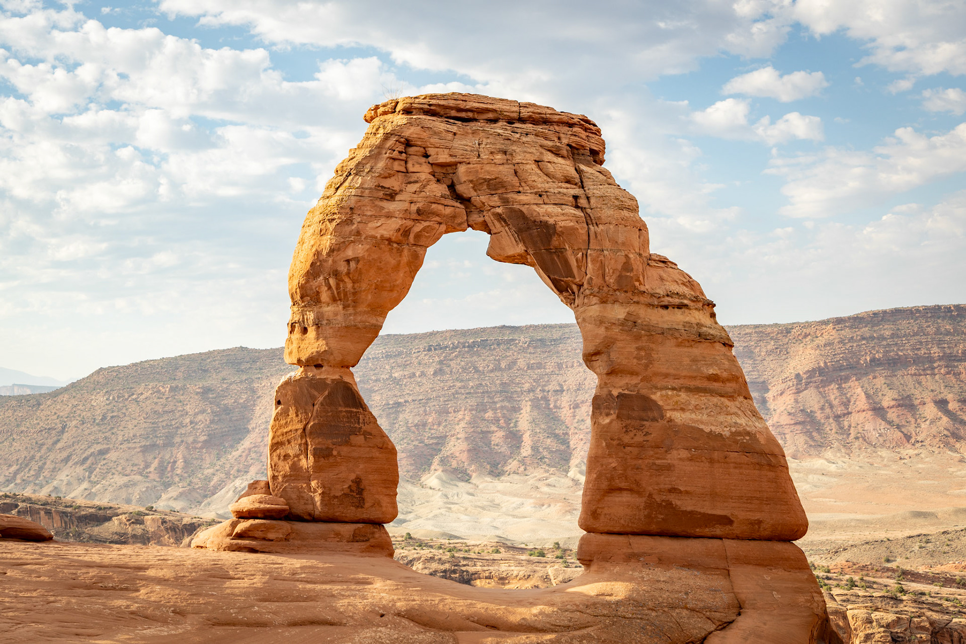 Delicate Arch at Arches National Park in Moab, Utah