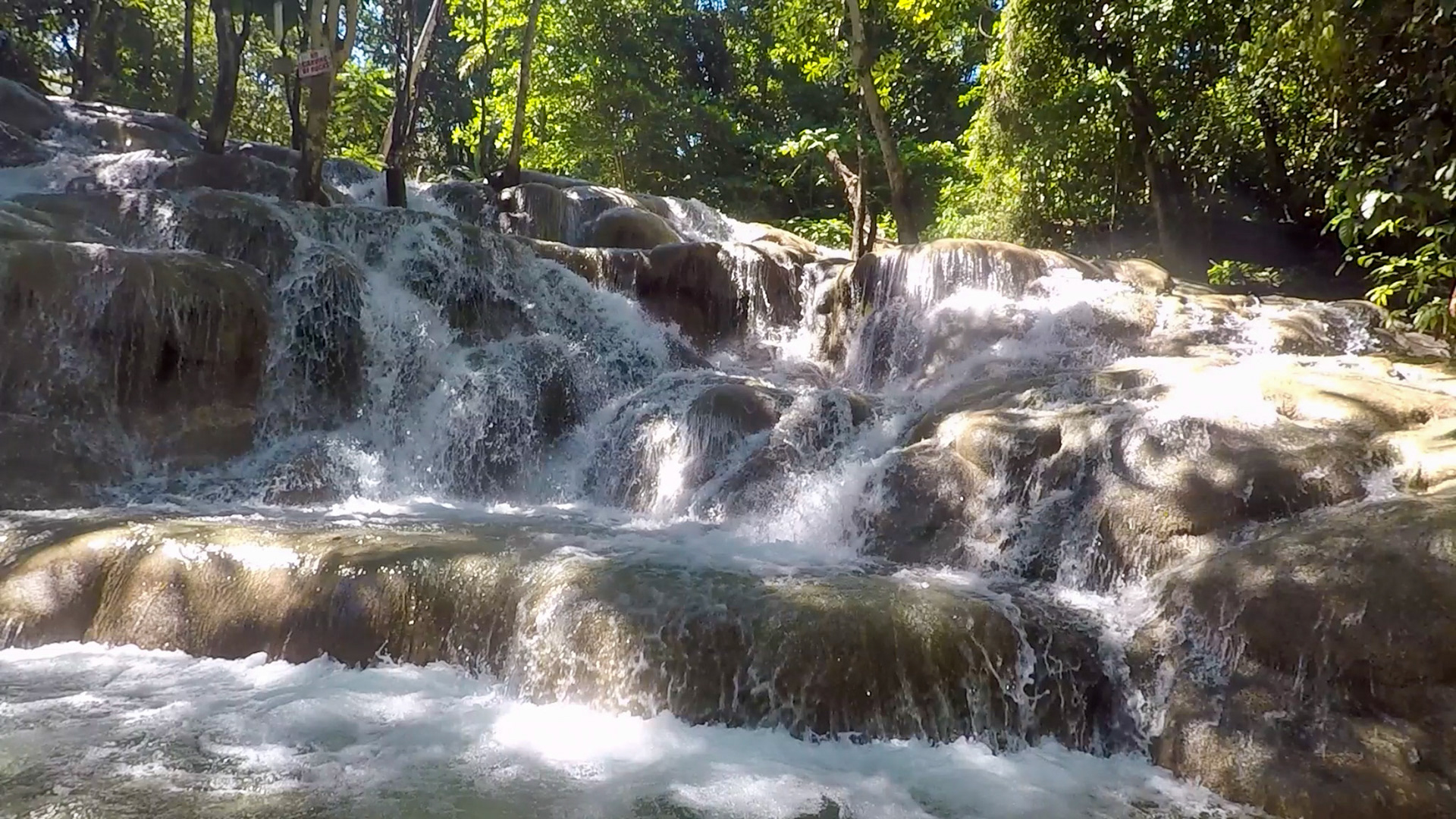 Dunn's River Falls in Ocho Rios, Jamaica