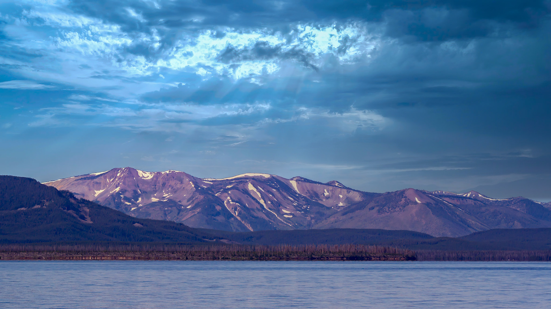 Yellowstone Lake at Yellowstone National Park