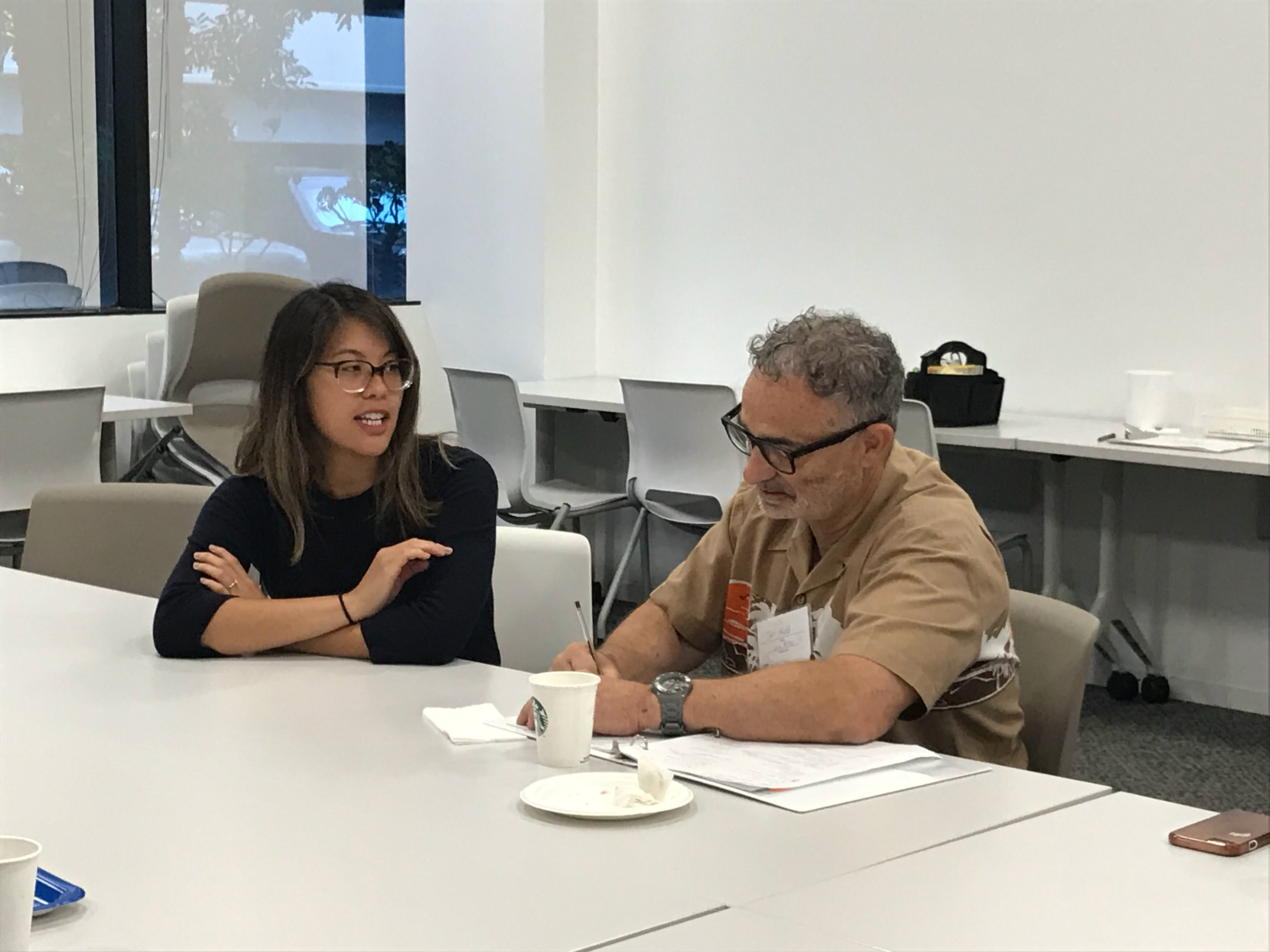 Ambassadors role play to prepare for resident questions and interactions