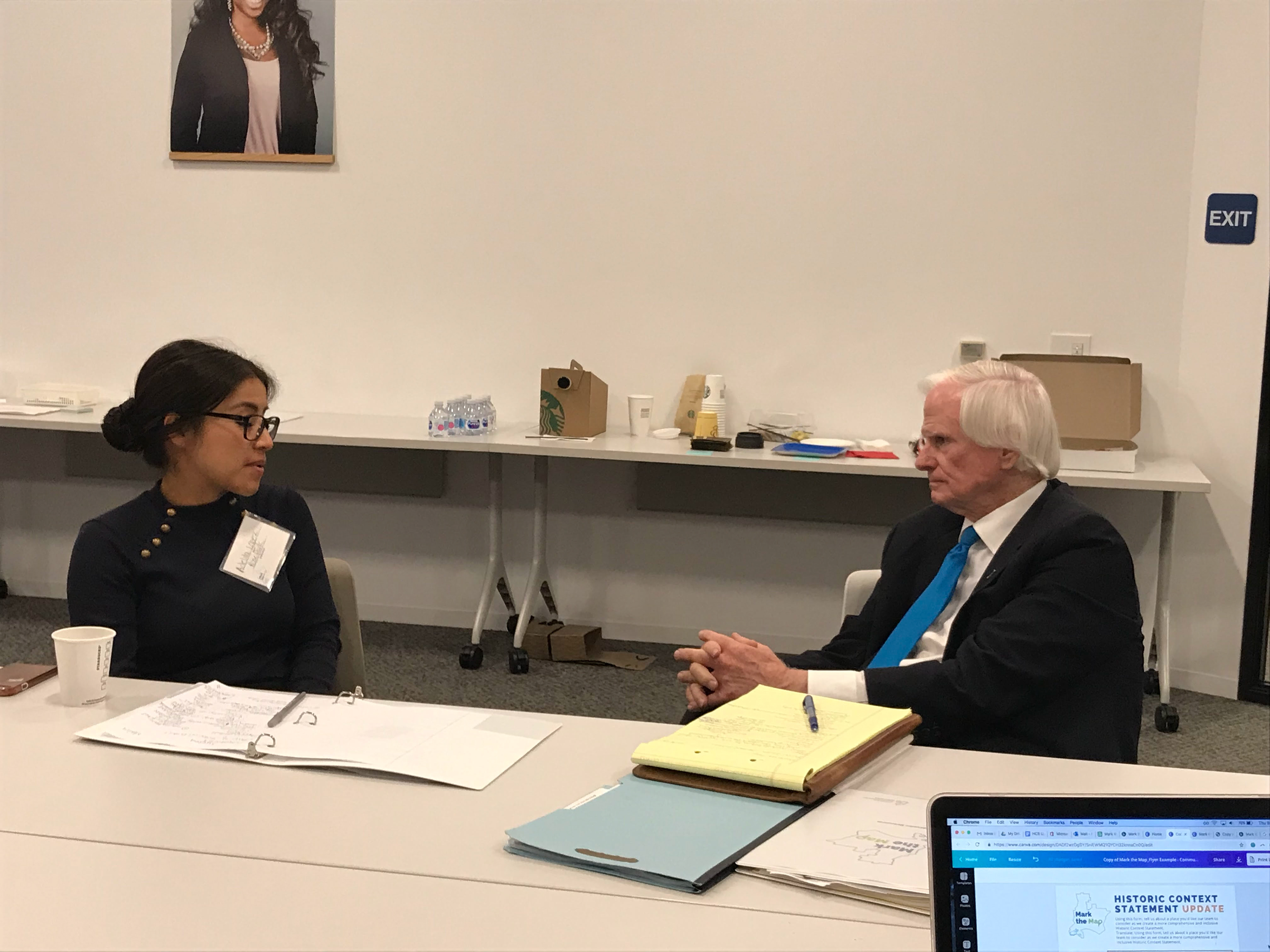 Ambassadors role play to prepare for resident questions and interactions