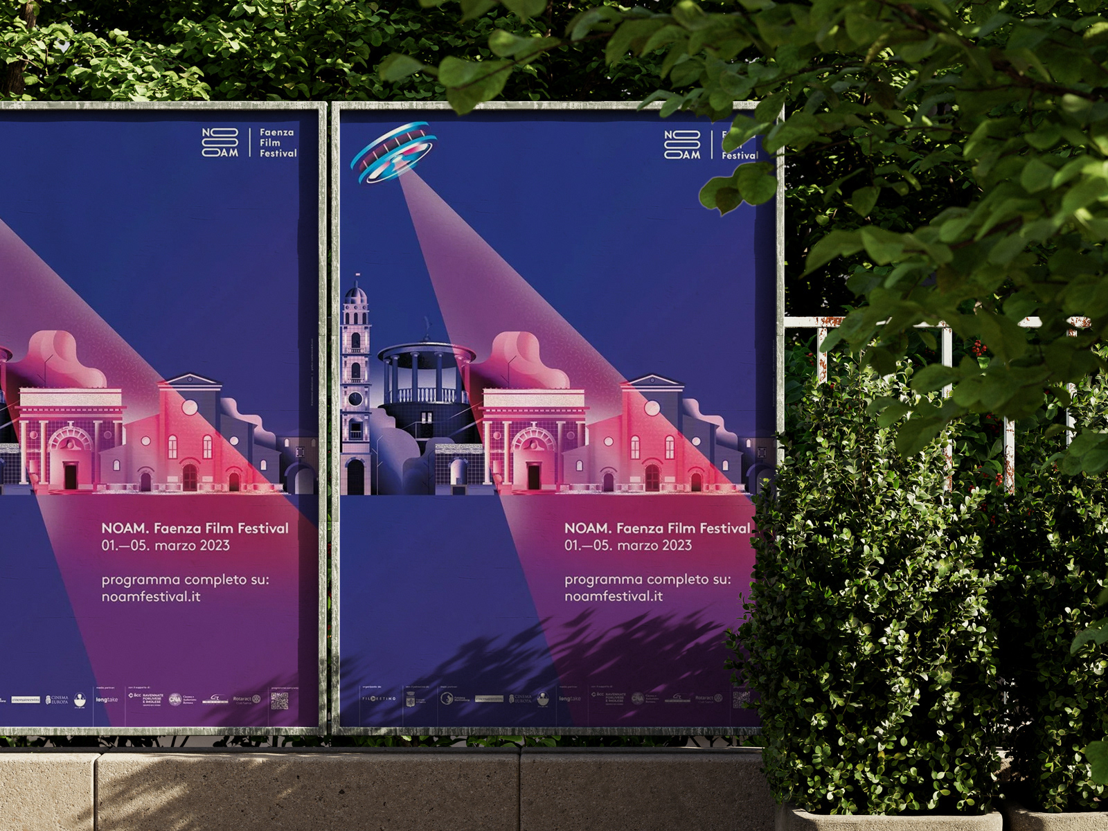 Poster: illustrazione per Noam Film Festival di alice iuri