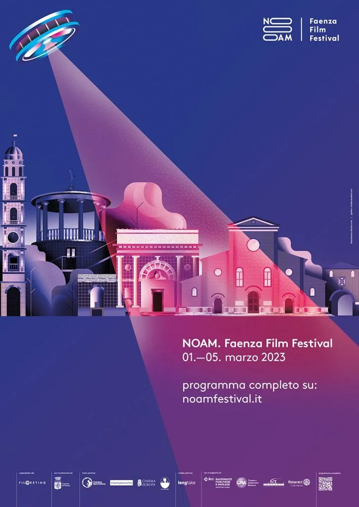 Poster: illustrazione per Noam Film Festival di alice iuri